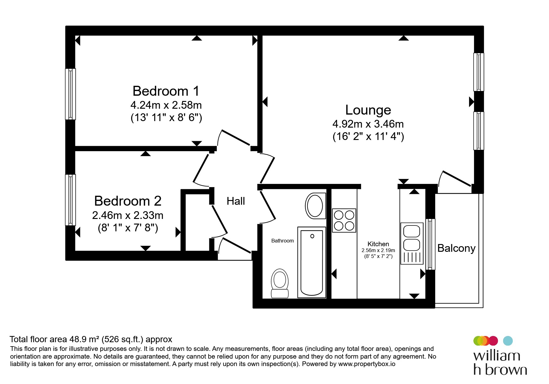 24, Baxter Court, Norwich floorplan