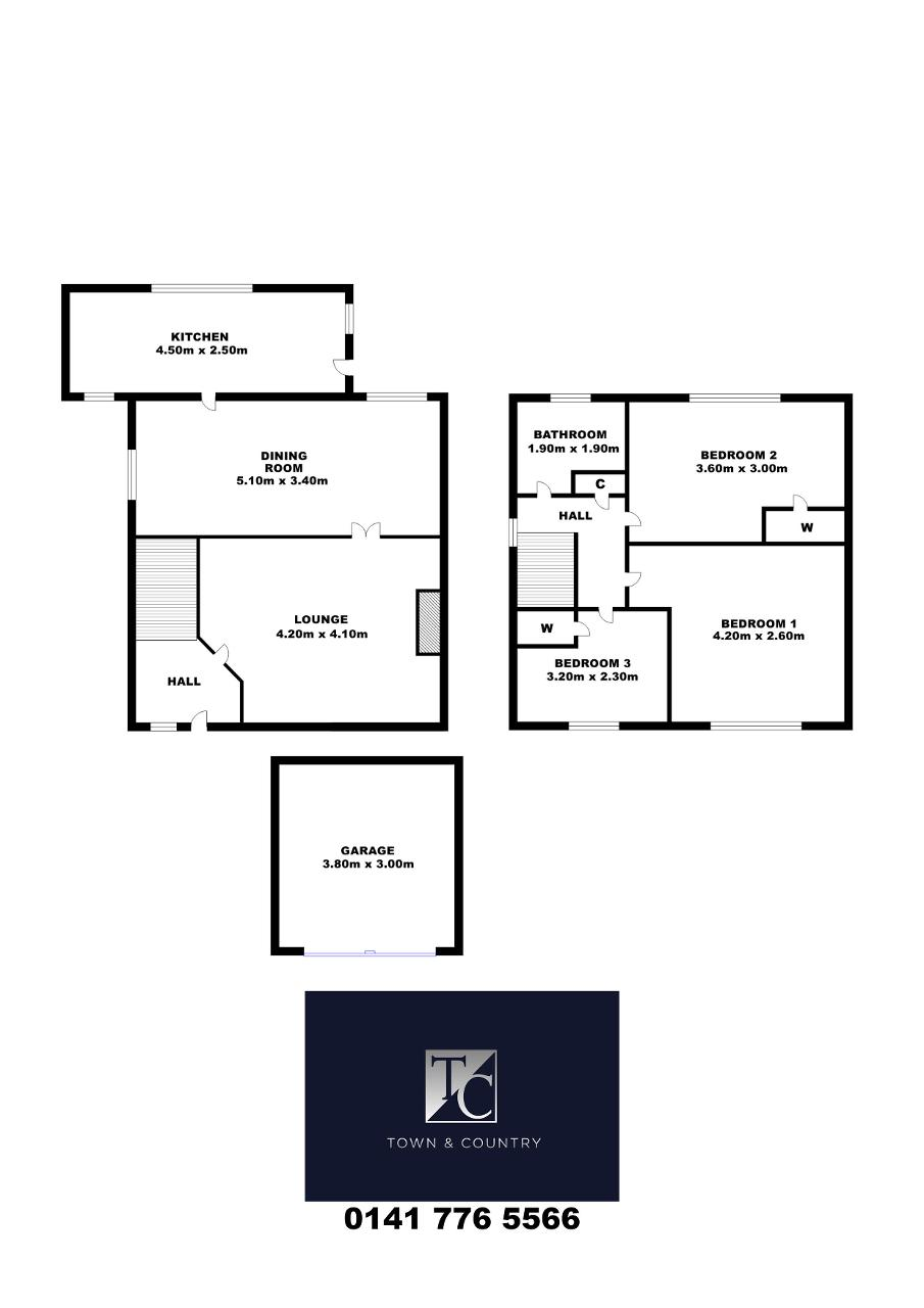 58, Iona Way, Glasgow floorplan