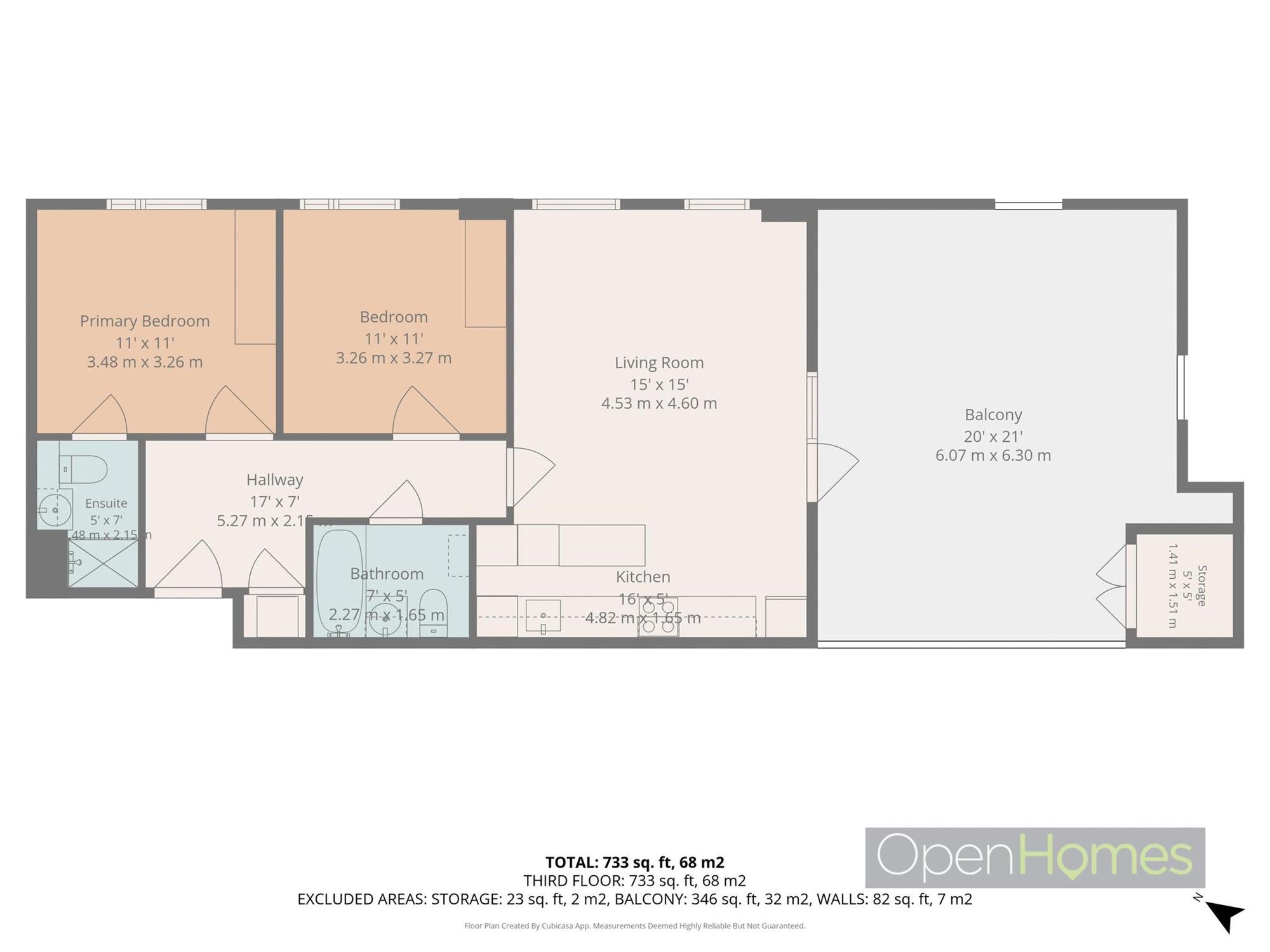 15, Fletcher Court, Colindale floorplan