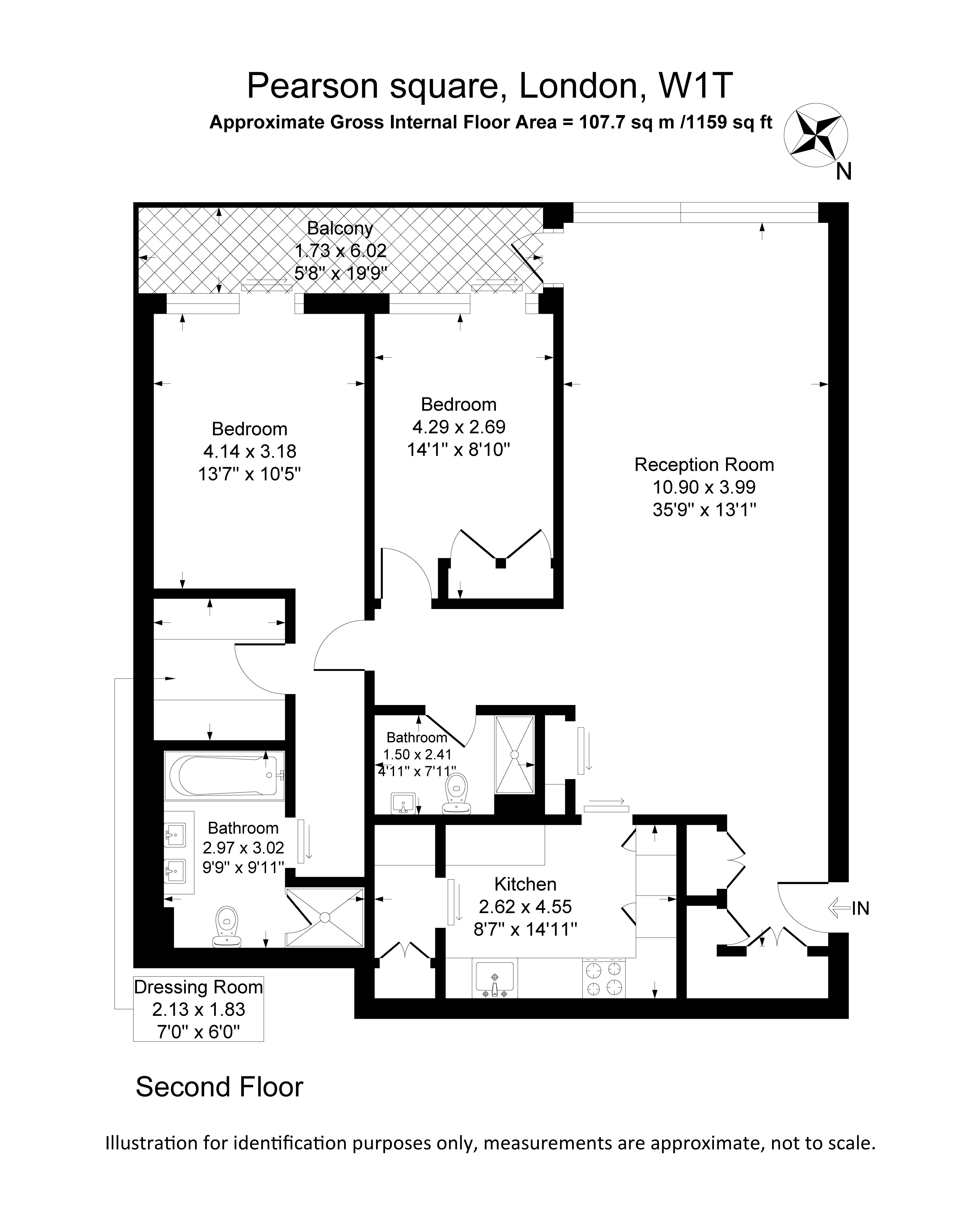 Pearson Square, London floorplan