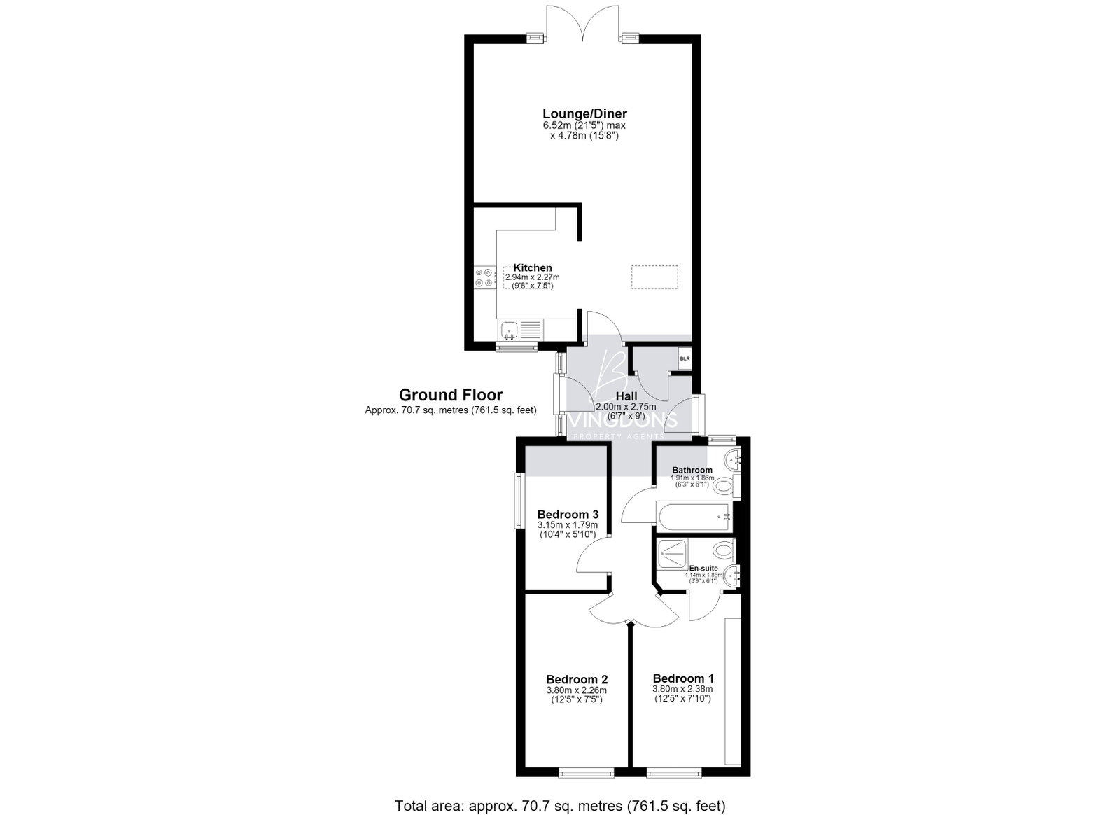 64, Paddock Street, Soham floorplan