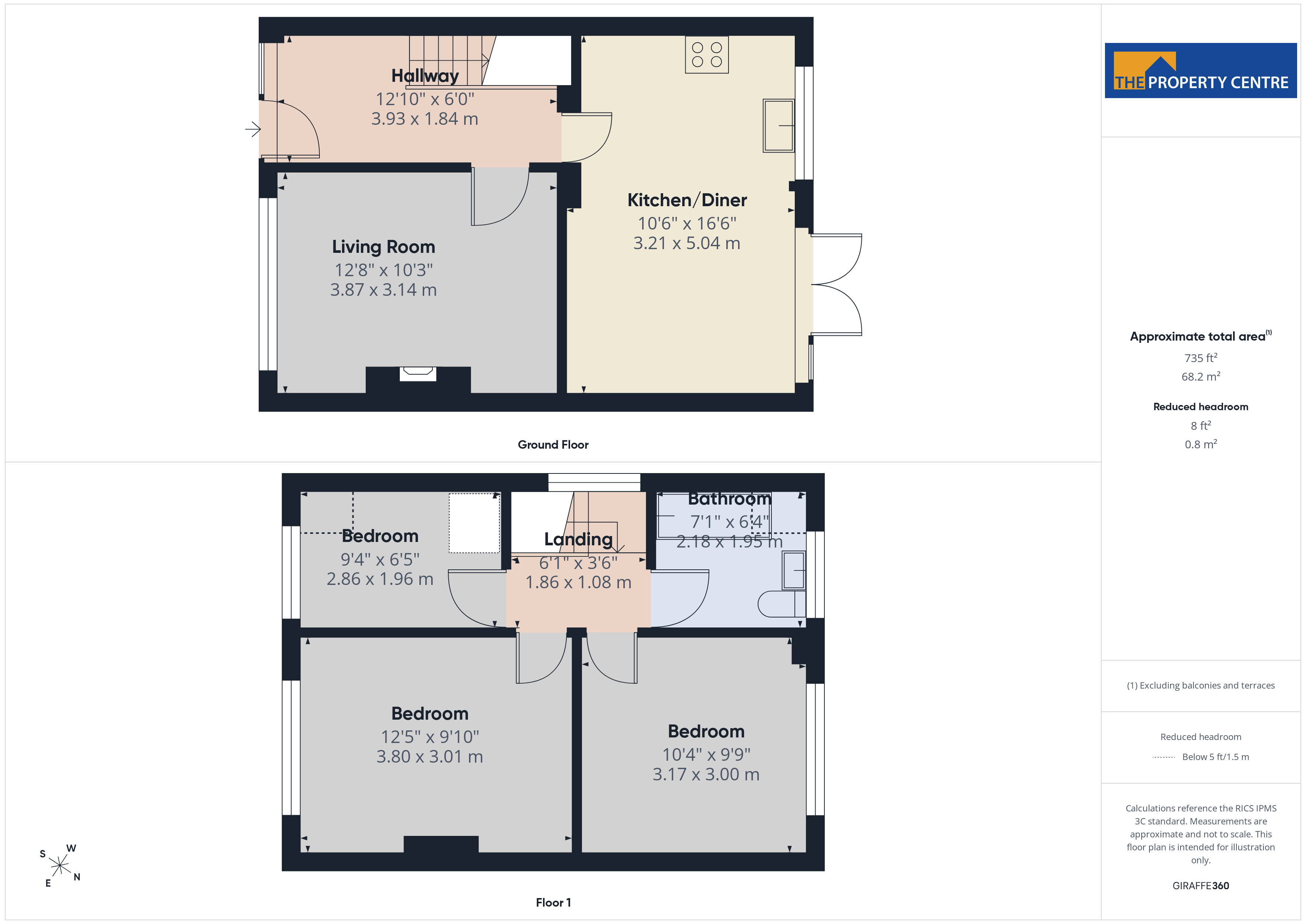 17, Russet Close, Worcestershire floorplan