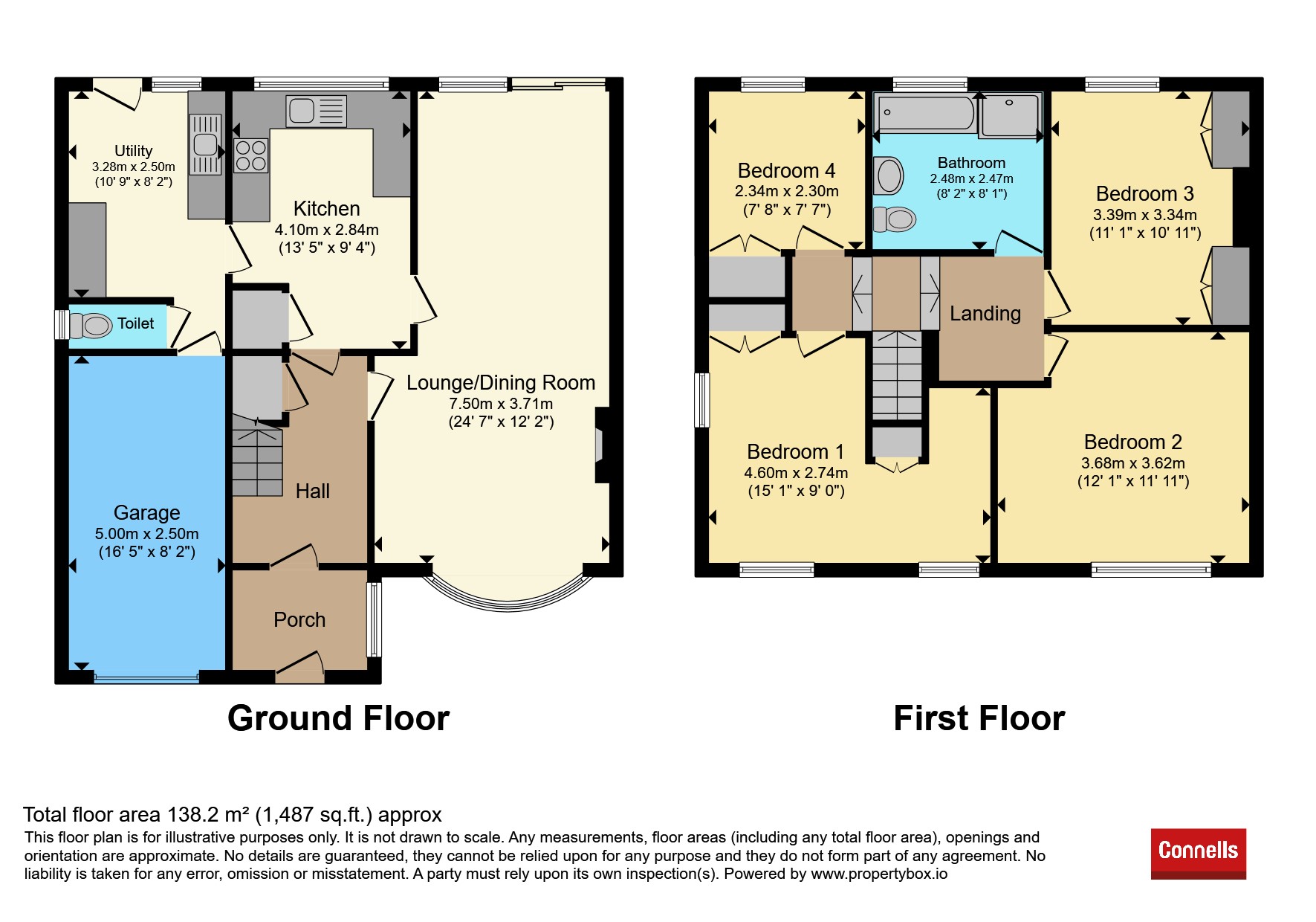 59, High View Road, Leamington Spa floorplan