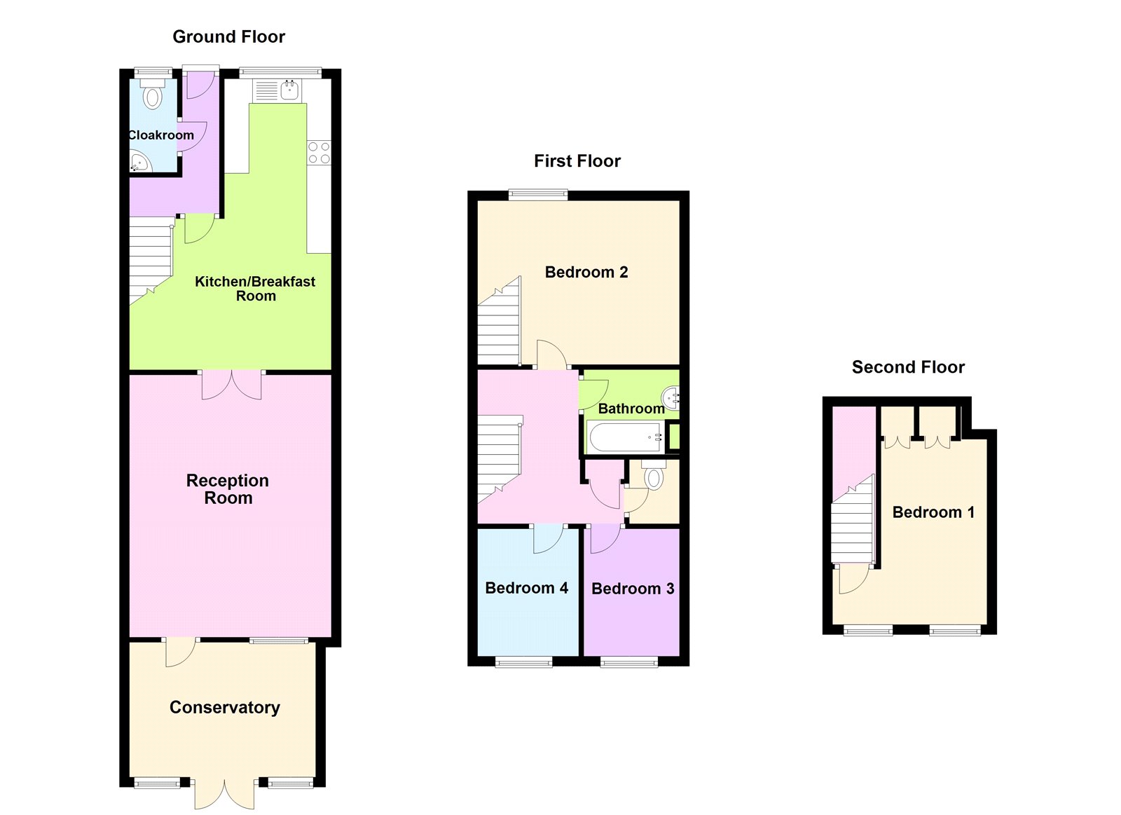 Rutland Walk, Catford, London SE6, 4 bedroom terraced house for sale