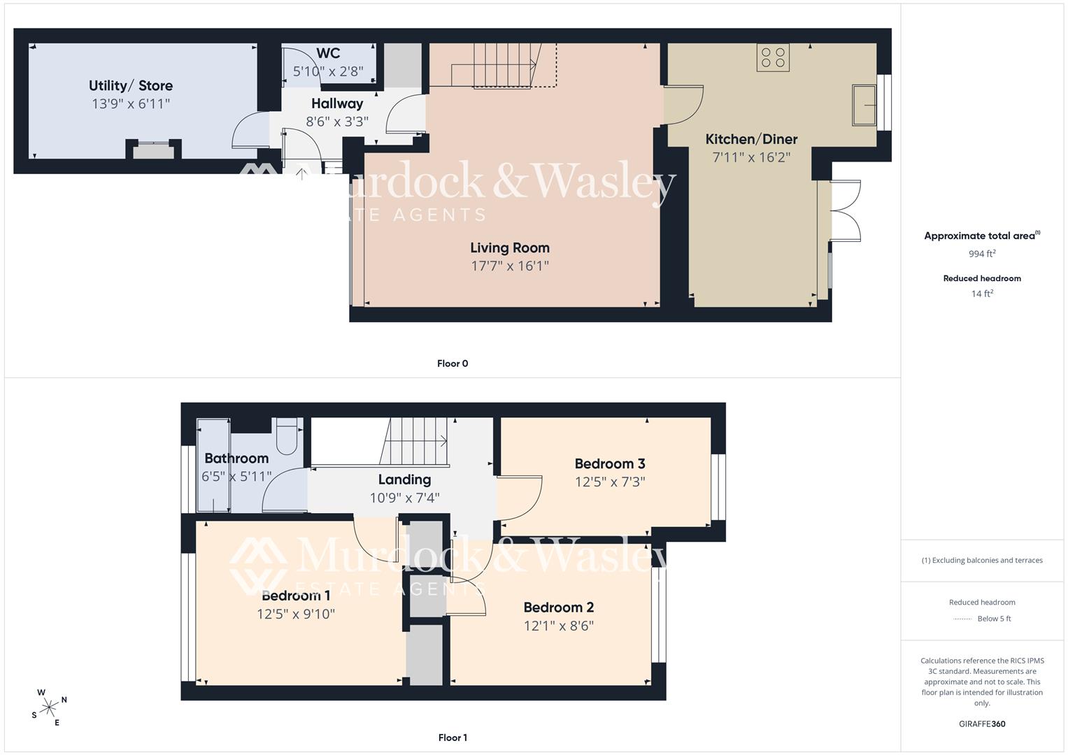 8 Holland Court,, Denmark Road, Gloucester floorplan
