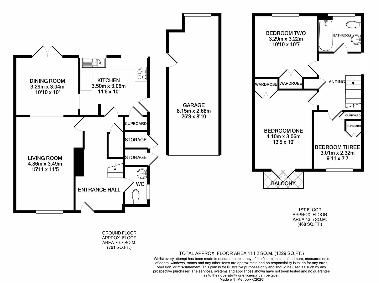 42, Pentley Park, Herts floorplan