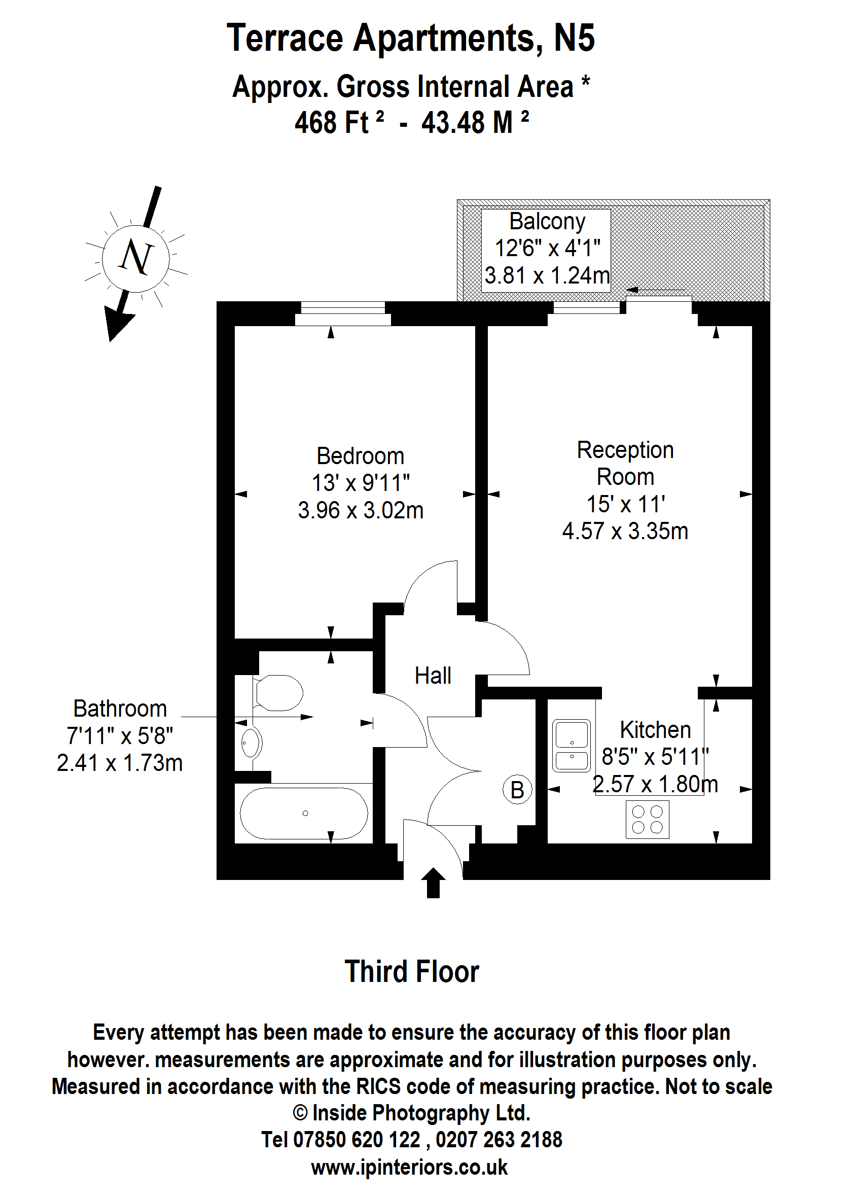 Free property report Flat 43, Terrace Apartments, 40, Drayton Park