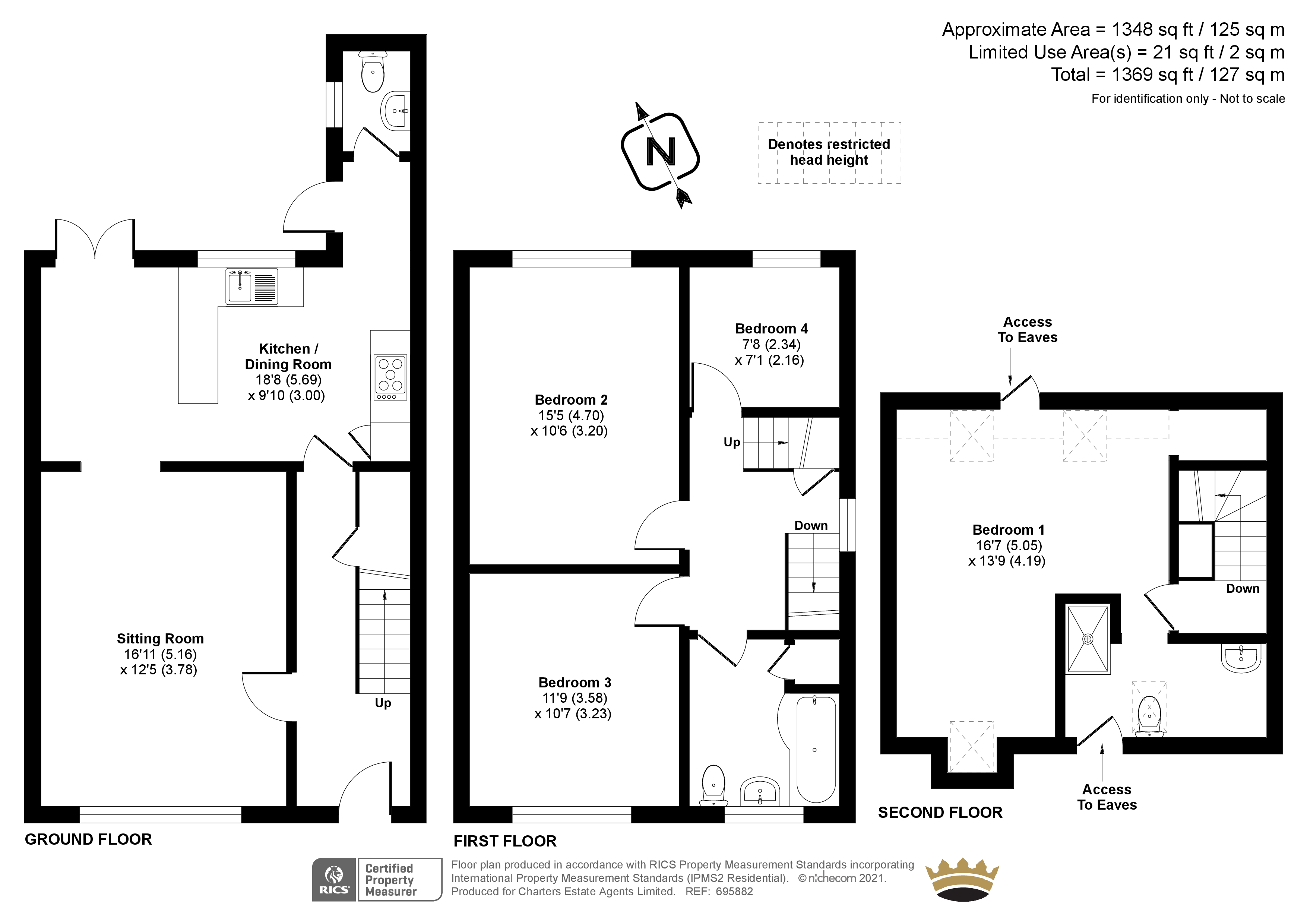 Free property report 21 Pine Crescent, Chandler's Ford, SO53 1LN Chimnie