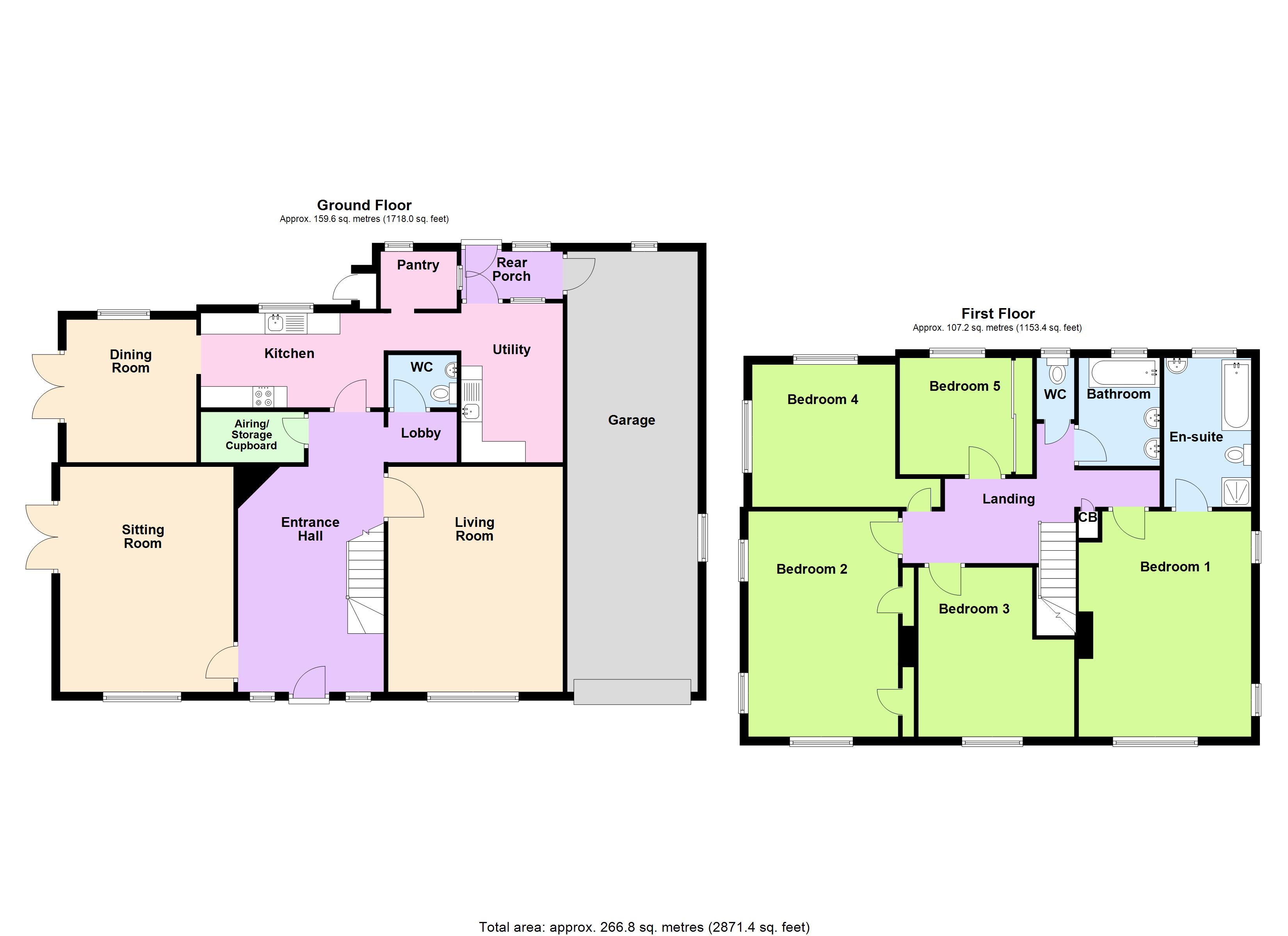 14, Grange Park, Ferring floorplan