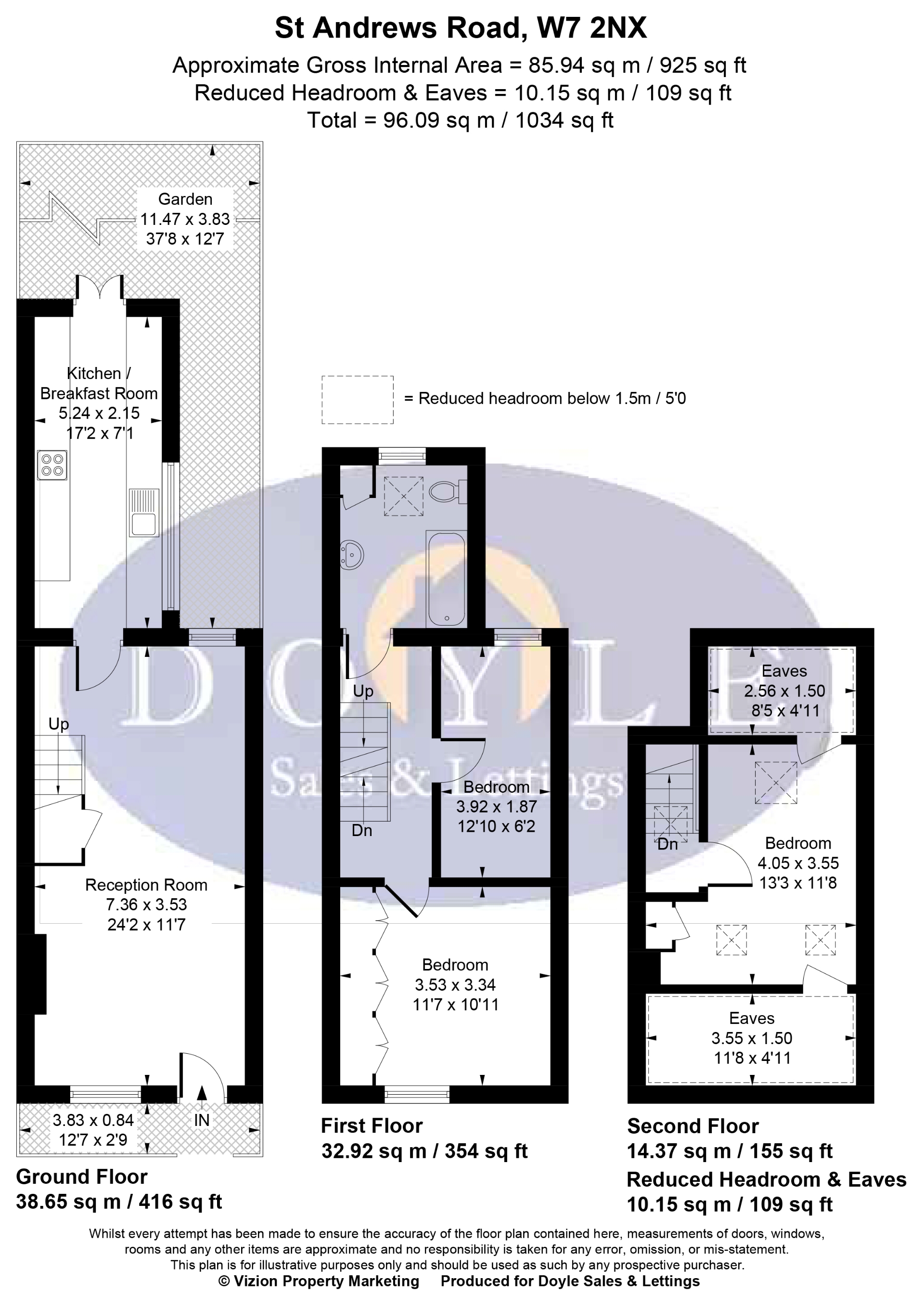 10, St Andrews Road, London floorplan