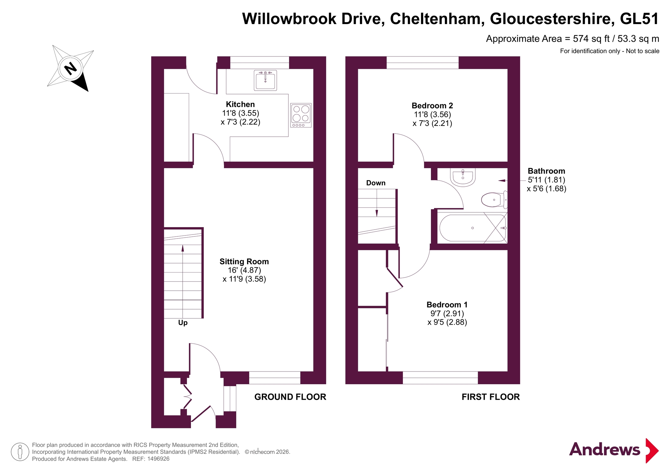 20, Willowbrook Drive, Gloucestershire floorplan