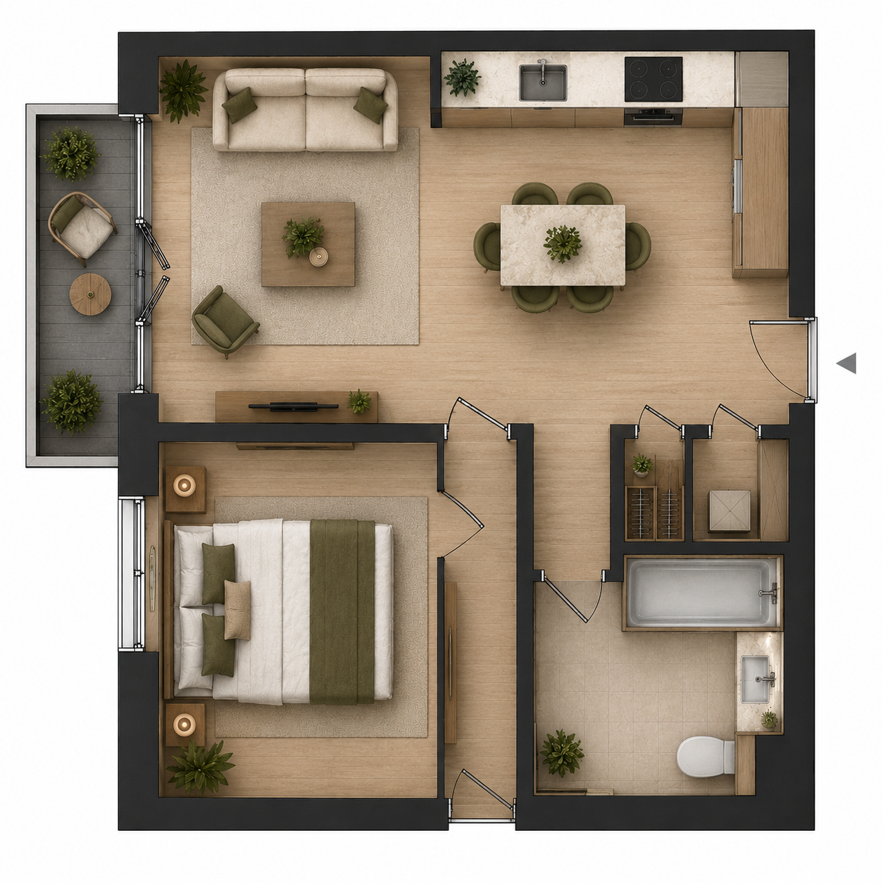 Garrick Road, Hendon floorplan