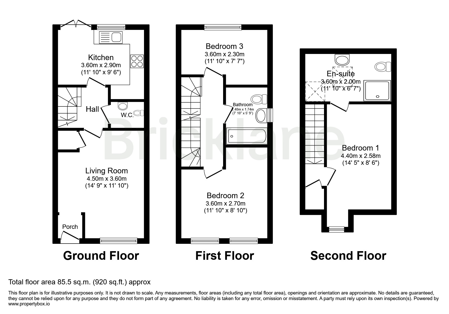 26, Stanier Drive, MARKET HARBOROUGH floorplan