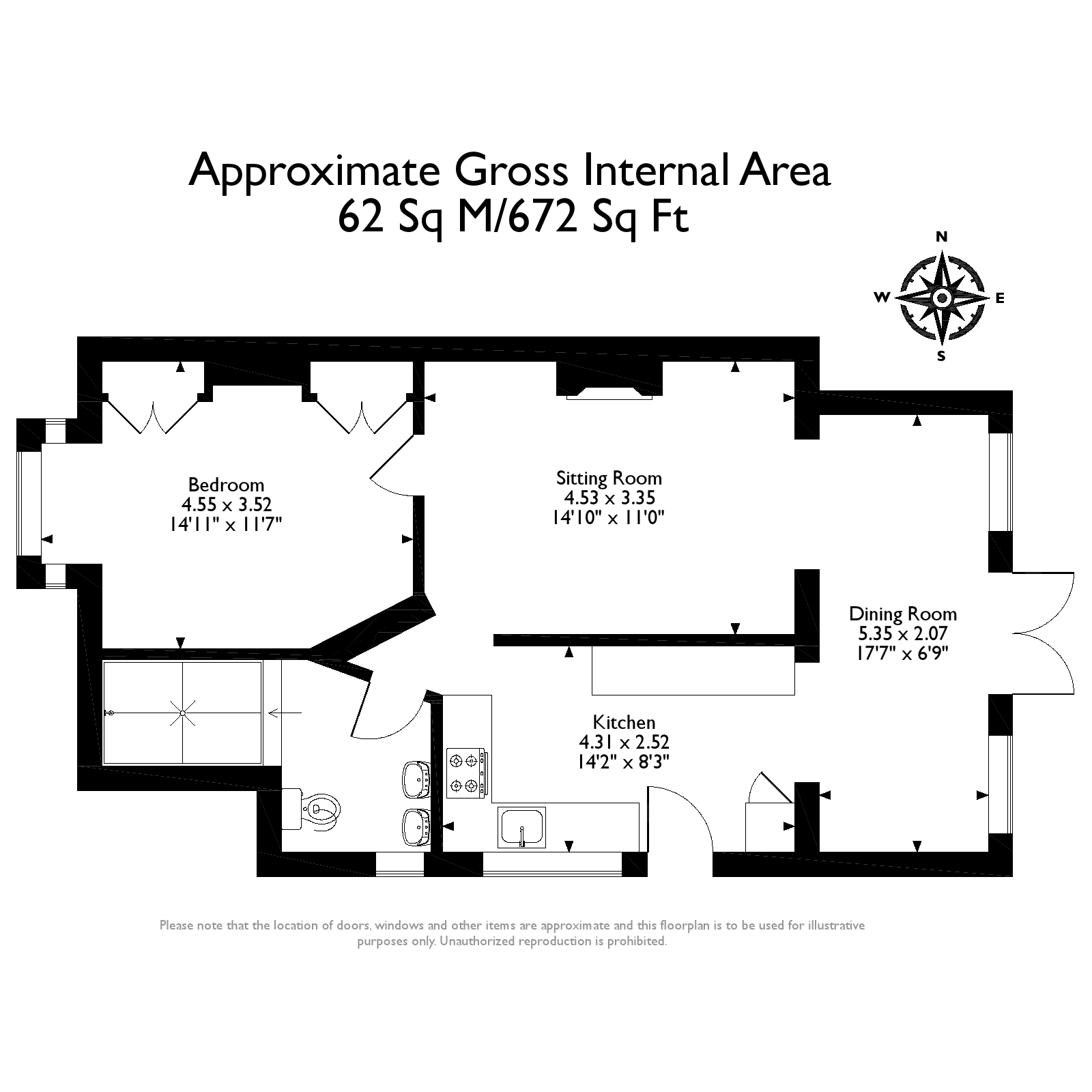 1 Bedrooms Flat for sale in Little Green Lane, Wrecclesham, Farnham GU9