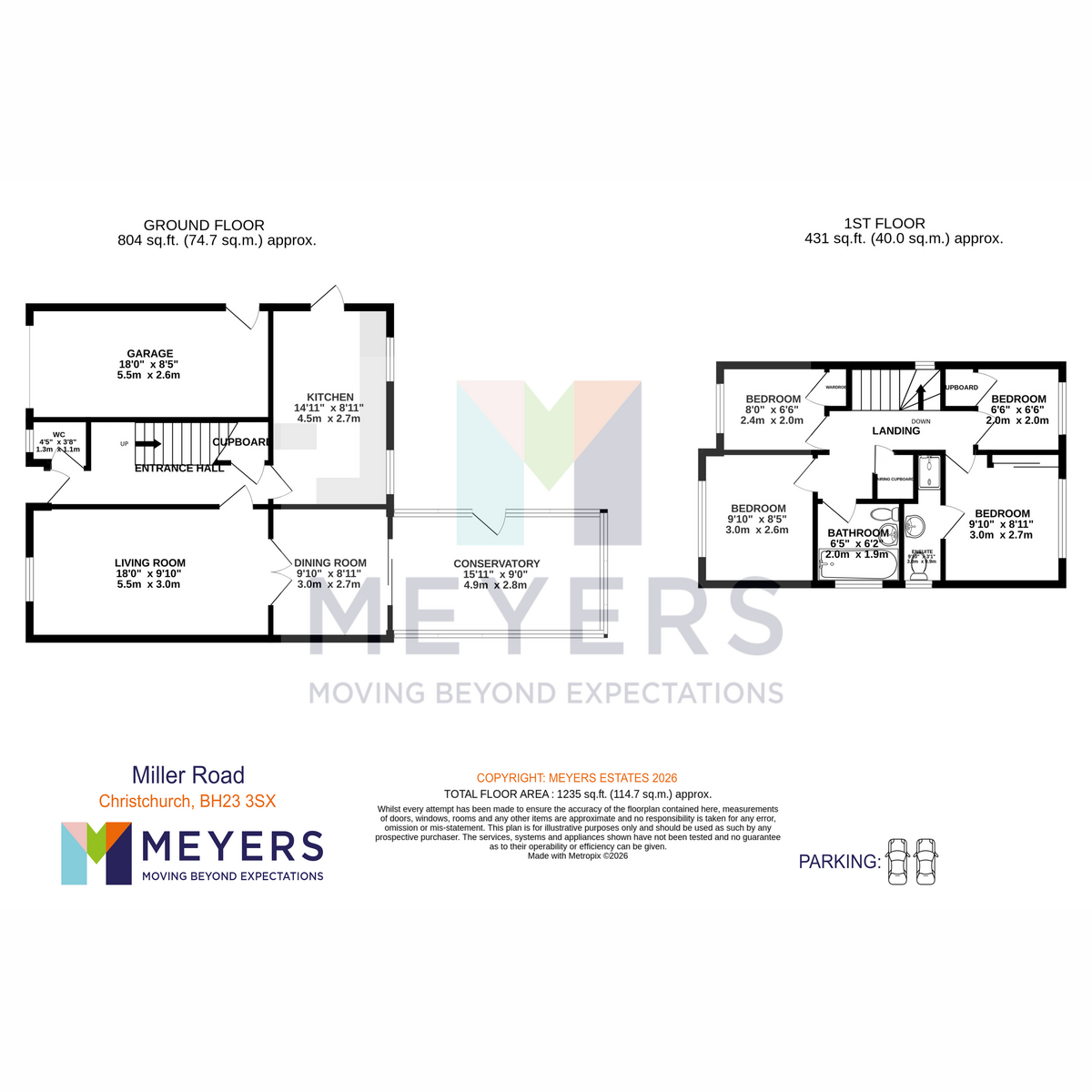 12, Miller Road, Christchurch floorplan