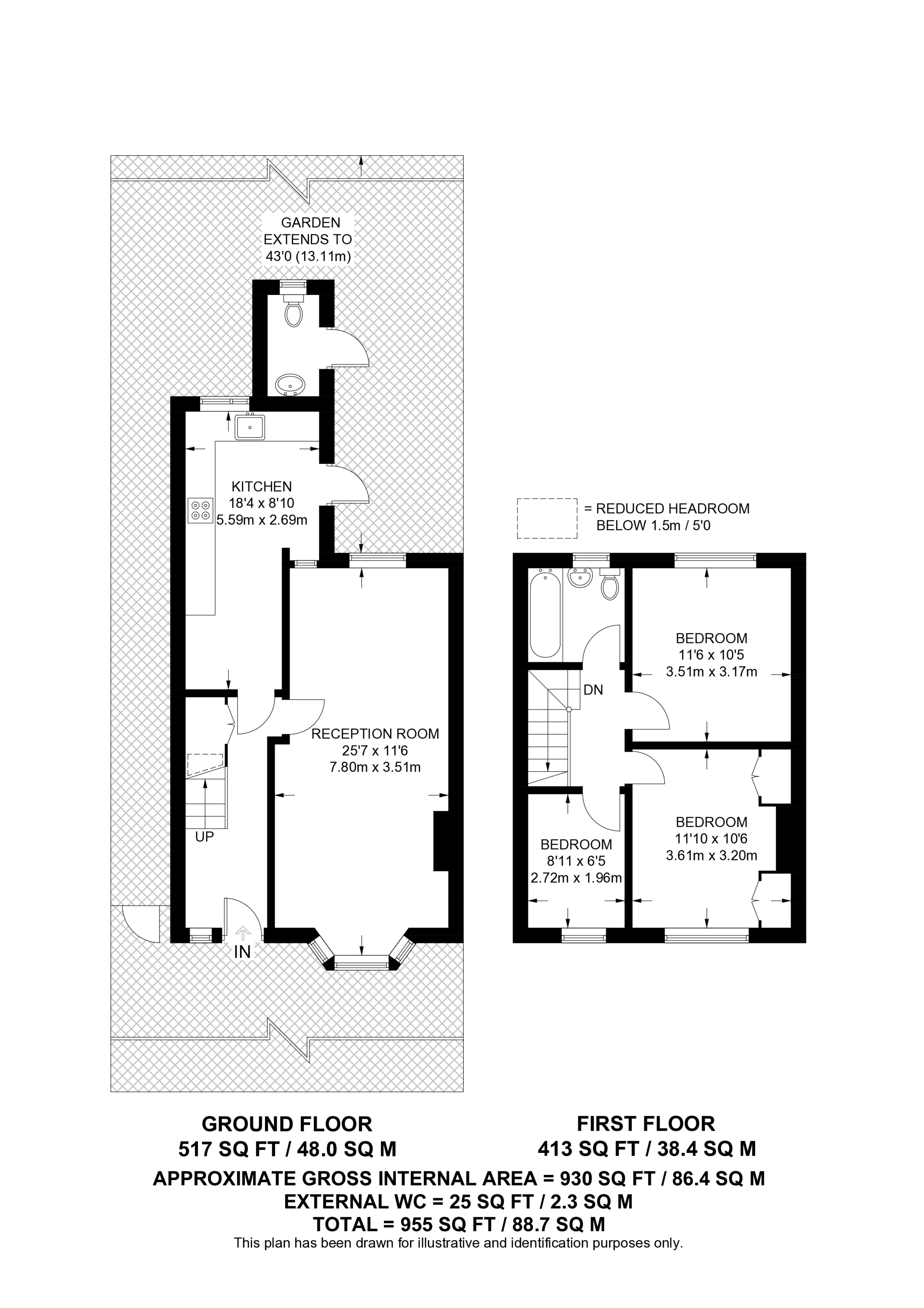 Wellington Road  E6, East Ham floorplan