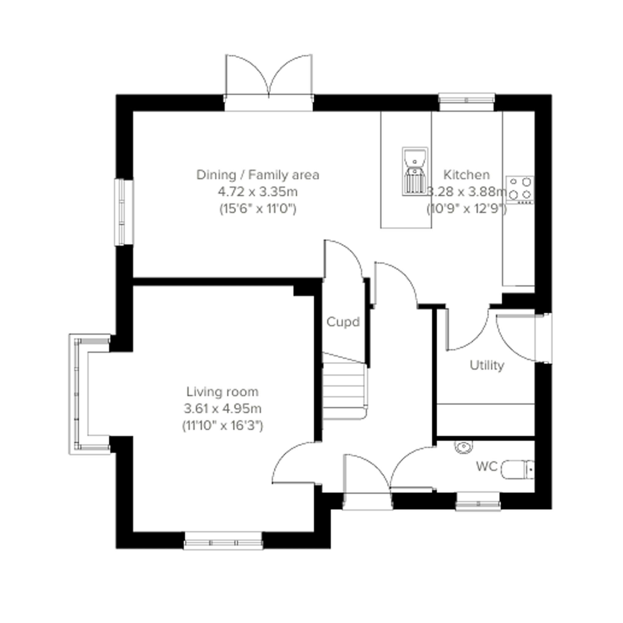 Thrower Road, Shrewsbury floorplan