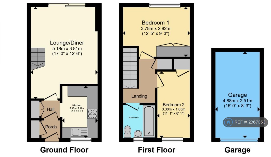 Alport Way, Wigston floorplan