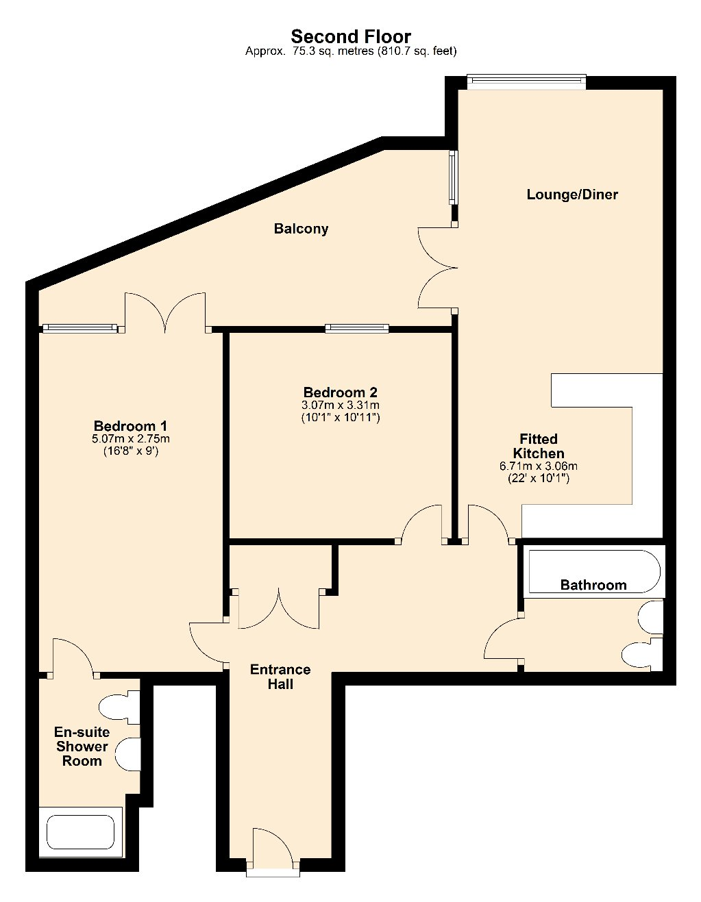 2 Bedrooms Flat to rent in Maltings Close, Cambridge CB5