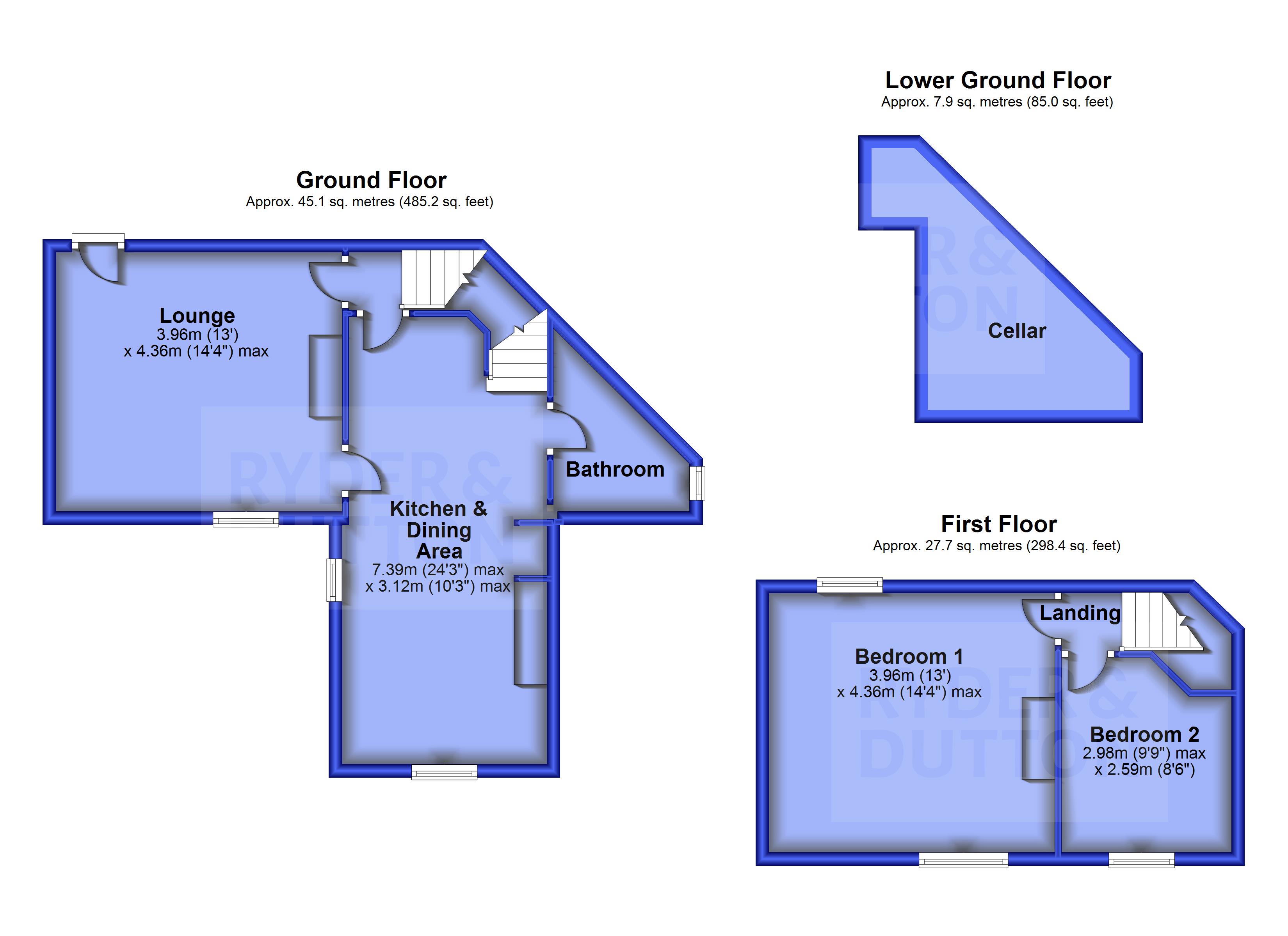 12a Grains Road floorplan
