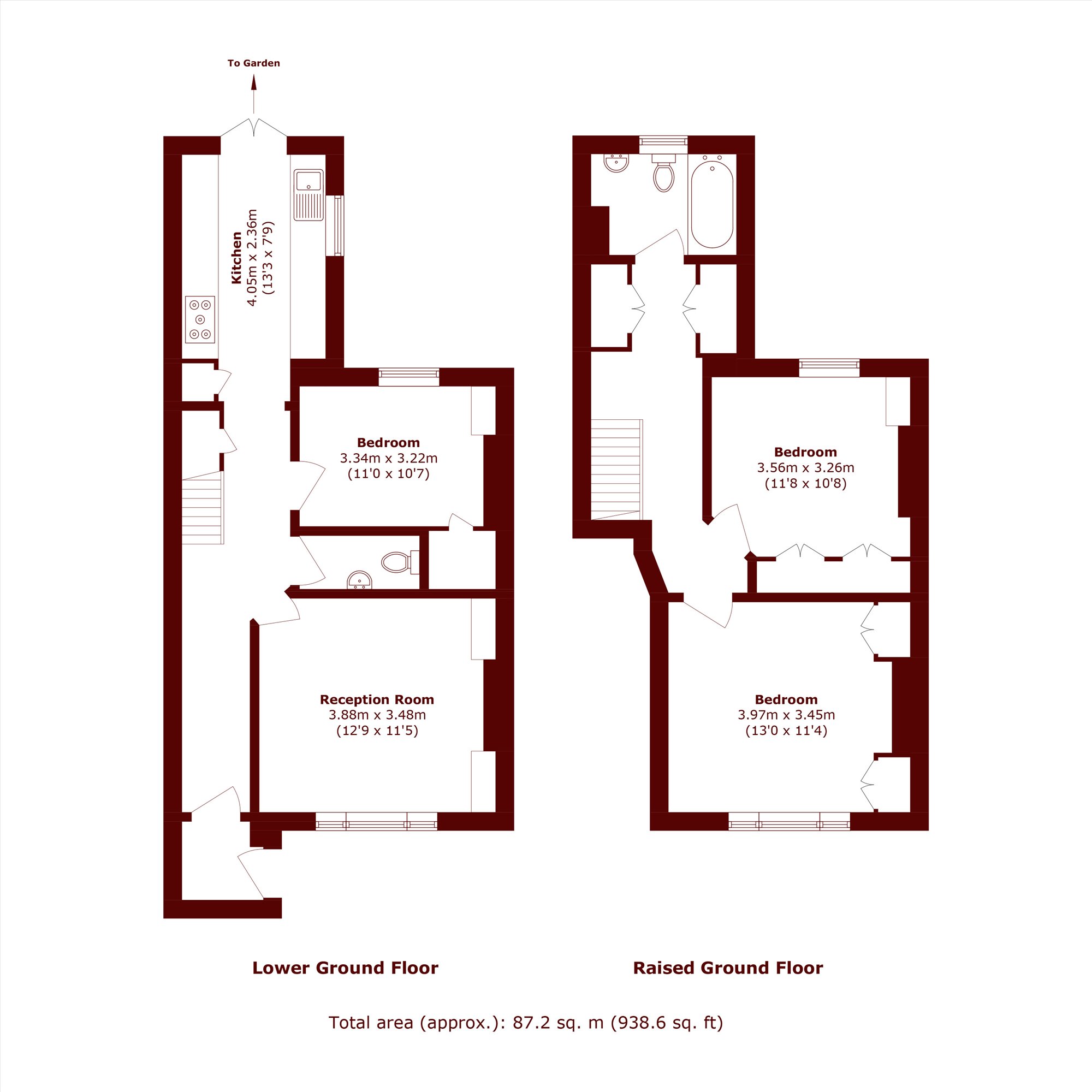 20A, Warlock Road, Maida Vale floorplan