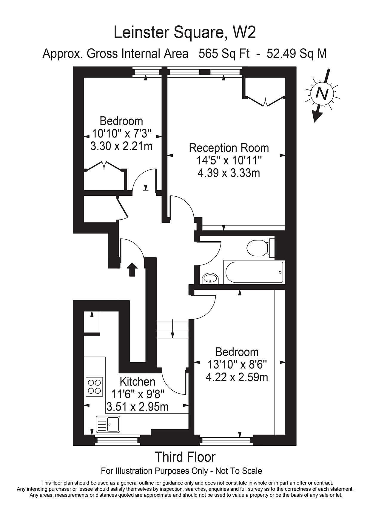 Leinster Square, Bayswater W2, 2 bedroom flat for sale 63932150