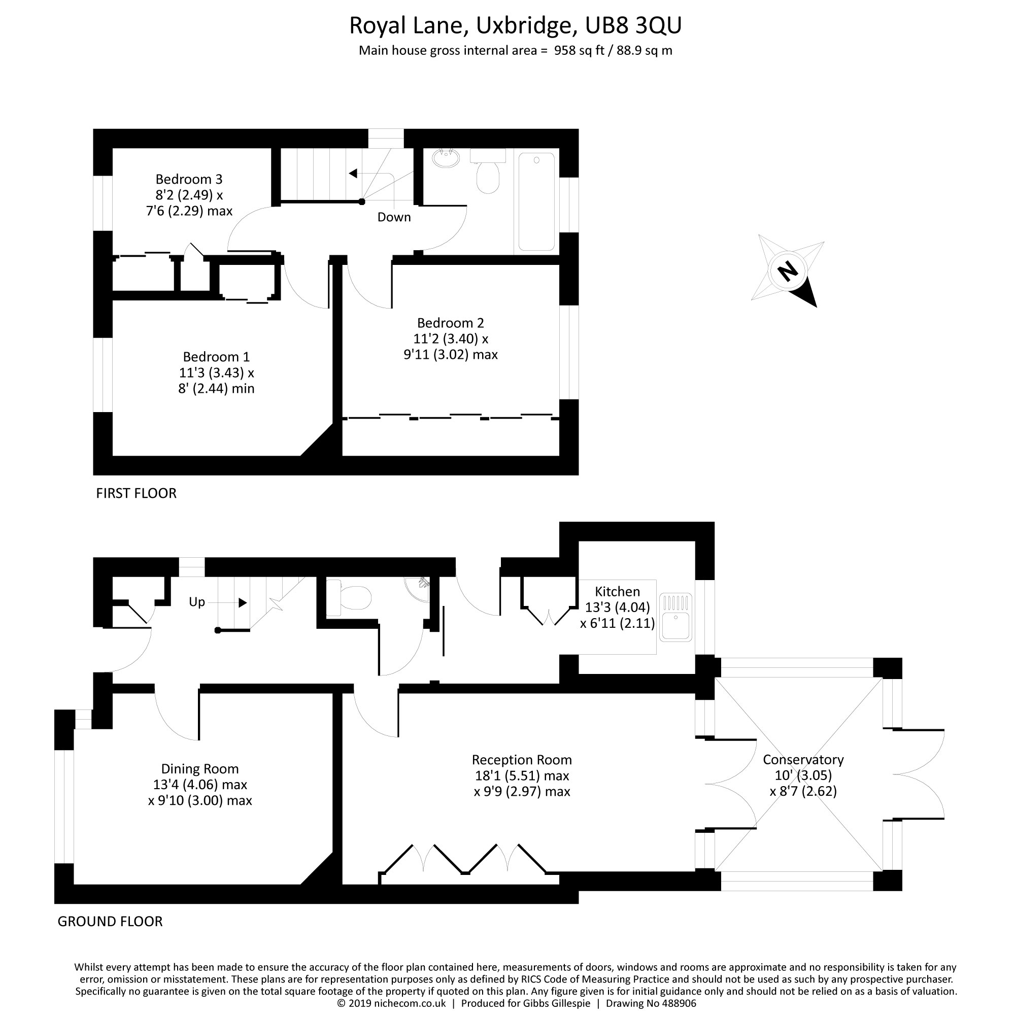 3 Bedrooms End terrace house for sale in Royal Lane, Hillingdon, Middlesex UB8