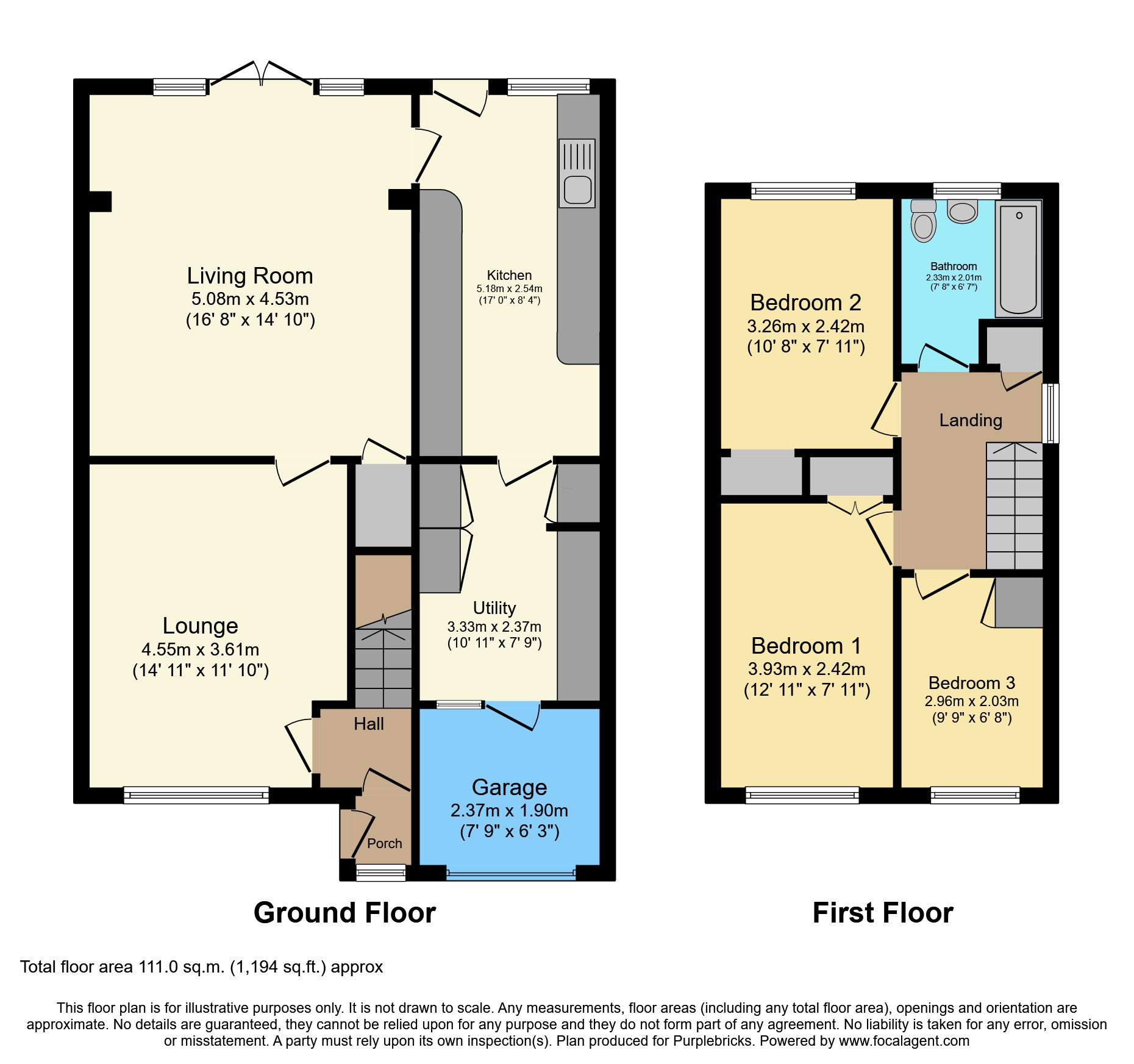 Sydney Road, Crewe floorplan