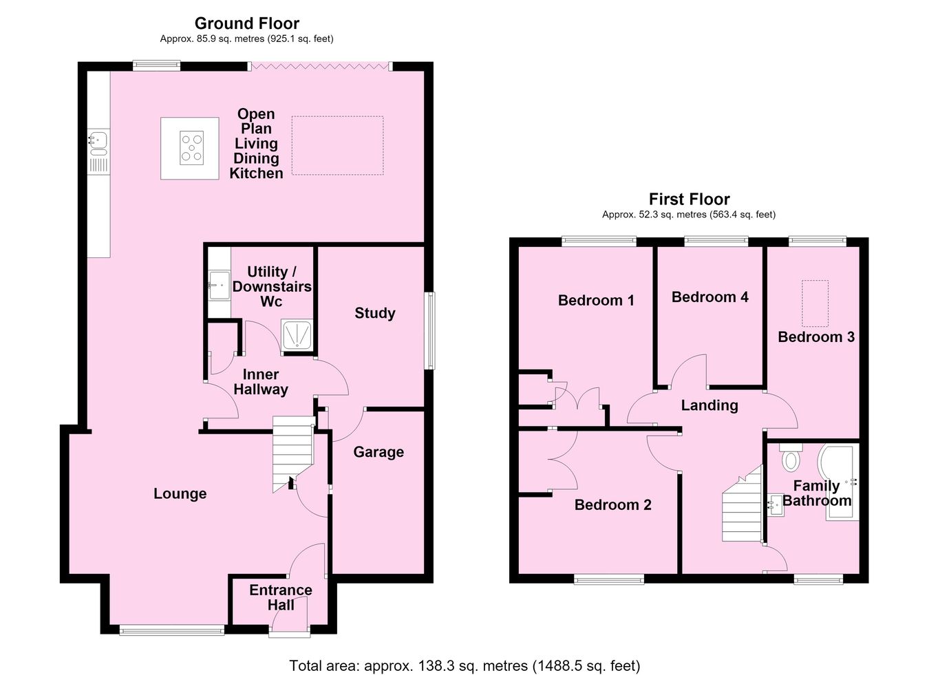 16, Brooklands Road, Leicester floorplan