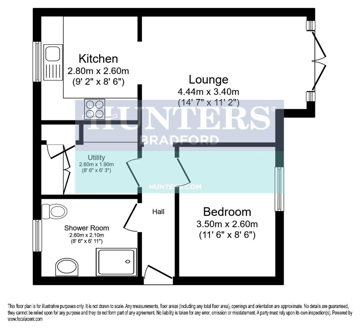 1, Frizley Gardens, Bradford floorplan