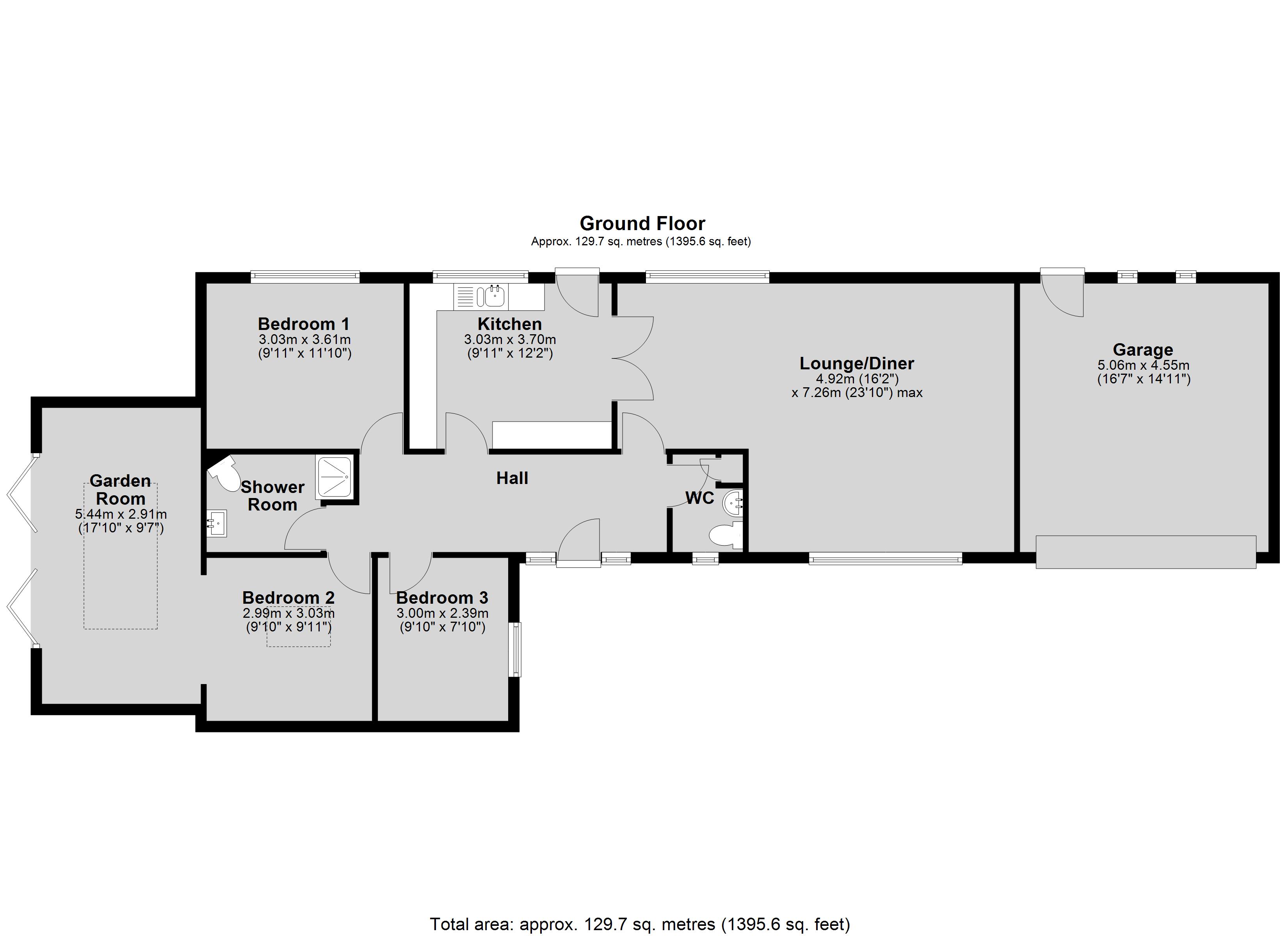 6, Cedar Close, Lincoln floorplan