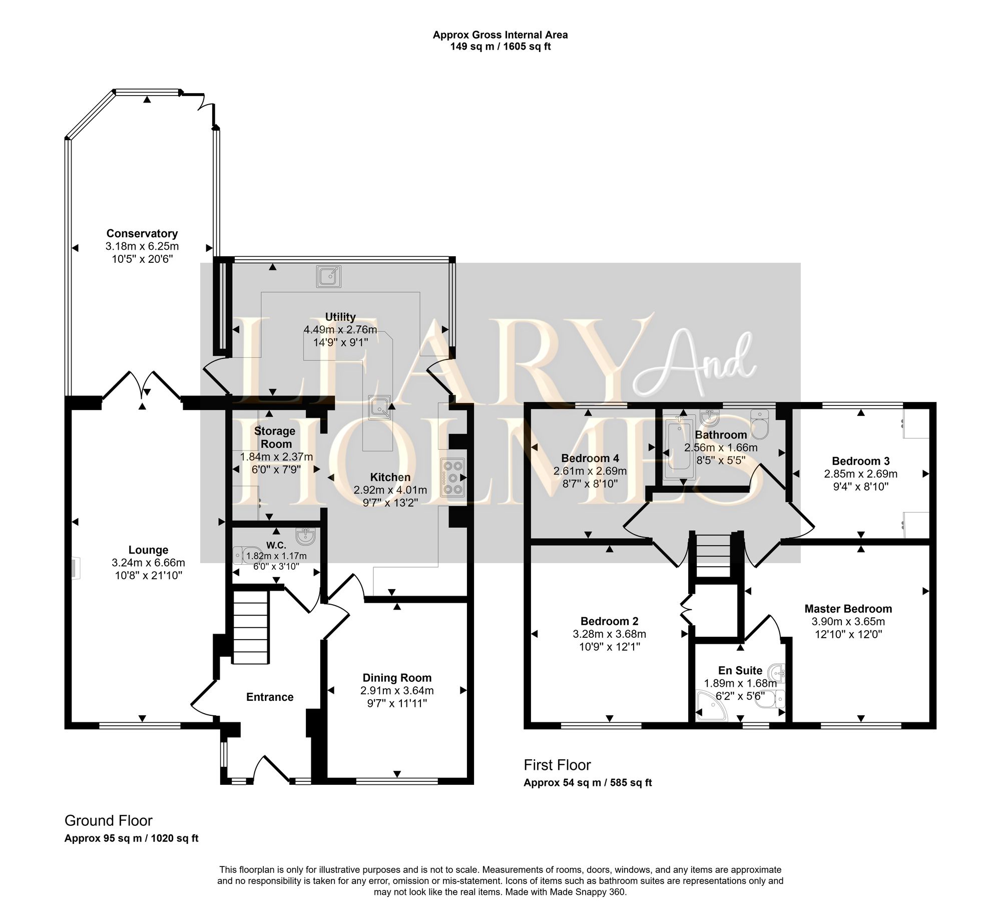 56 Cleadon Lea, Sunderland floorplan