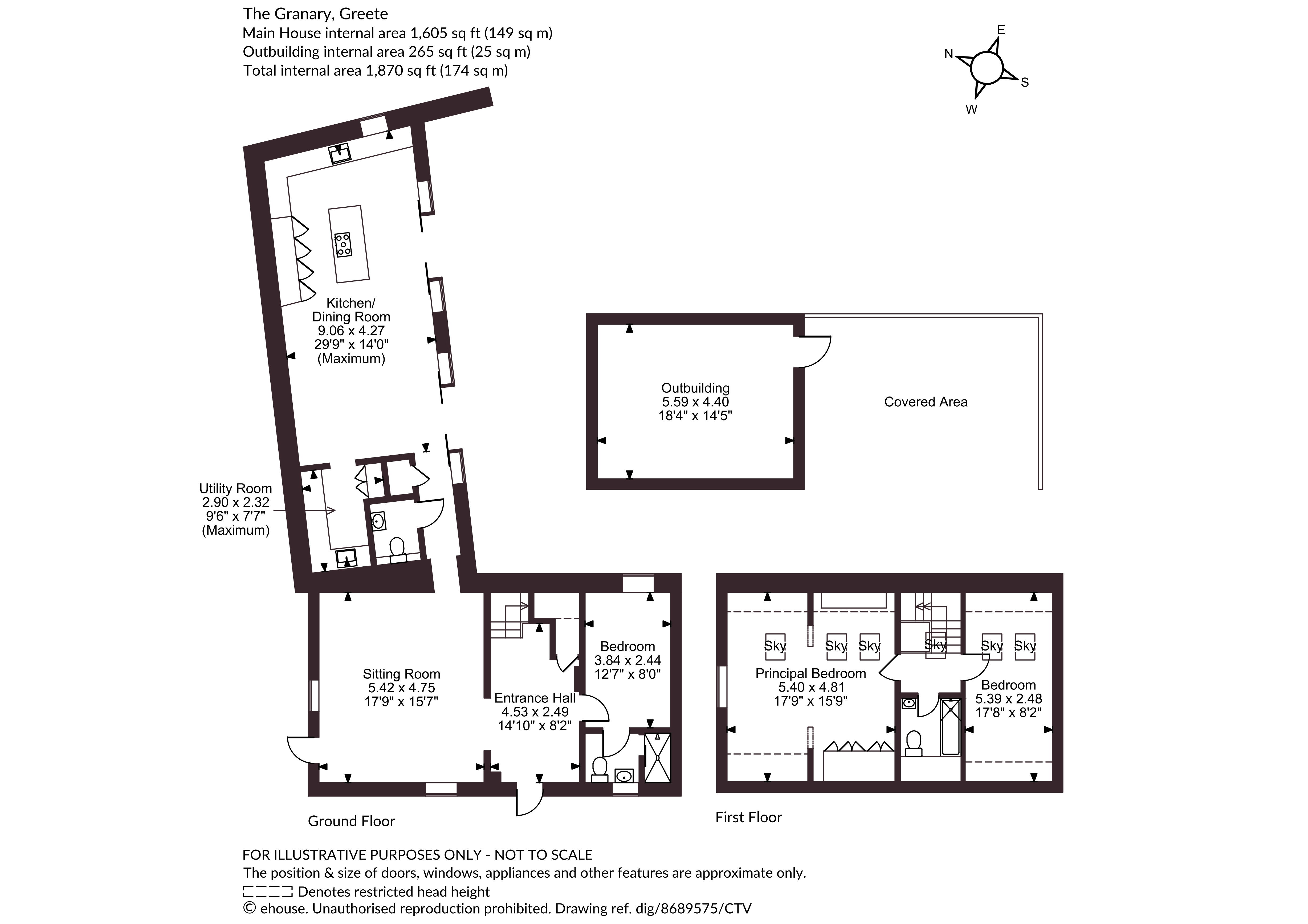 The Granary, Ludlow floorplan