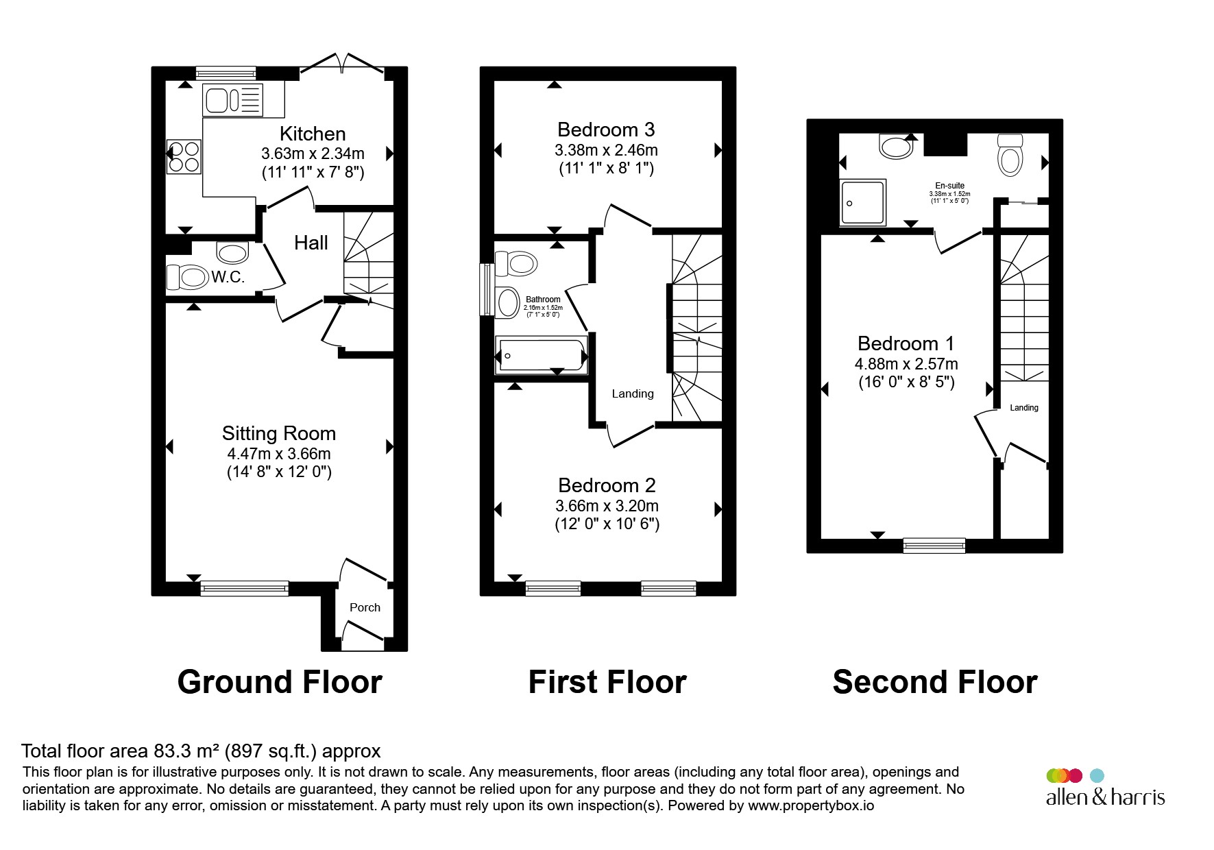 11, Griffin Walk, Chippenham floorplan