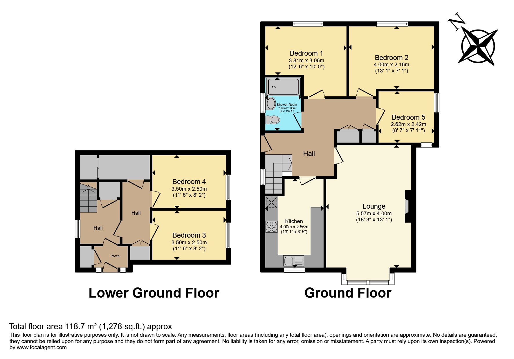 5, Ellavale Road, Elsecar, Barnsley floorplan