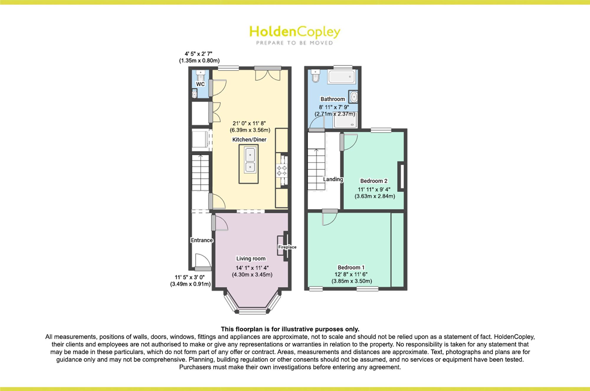 63 Byron Road, Nottingham floorplan
