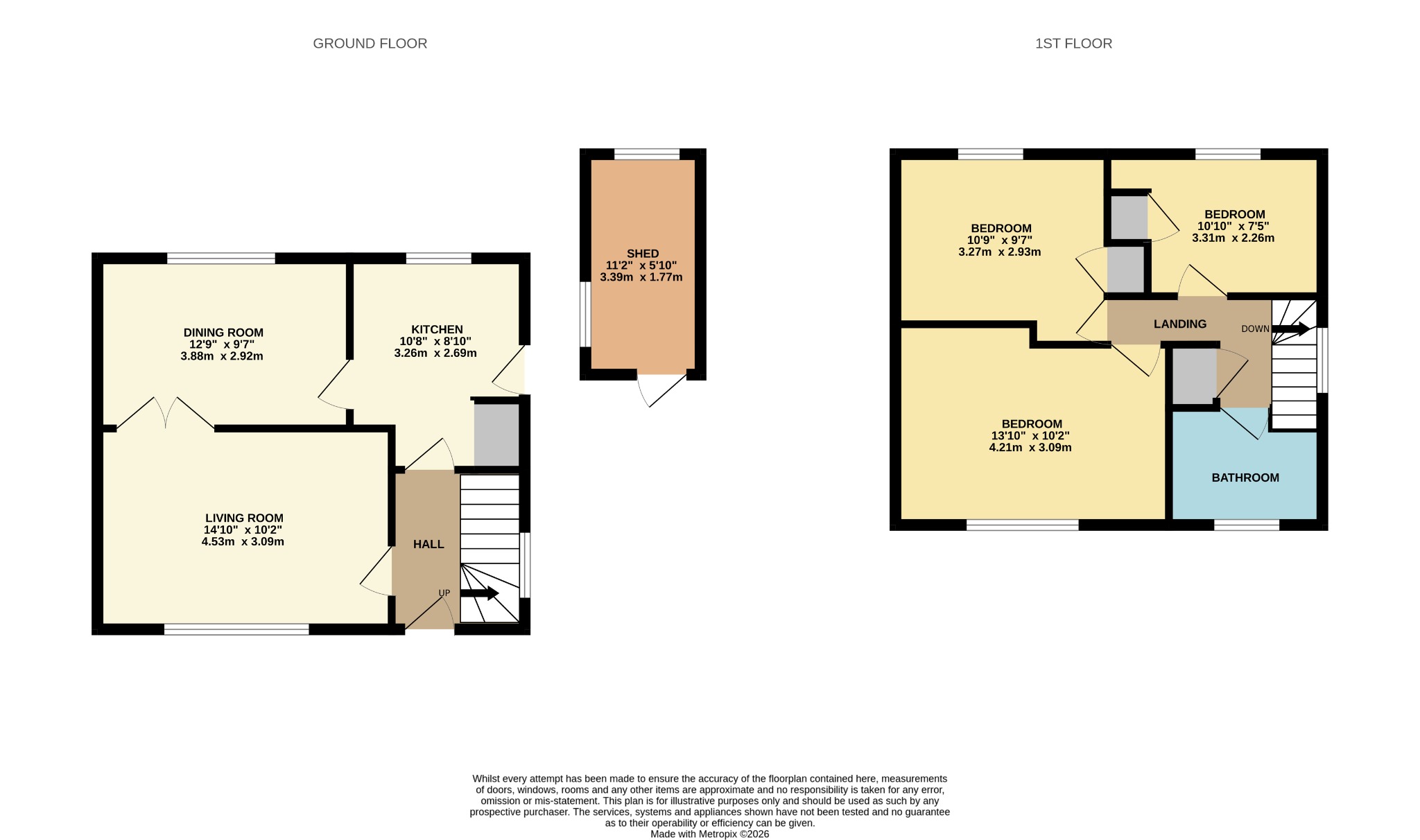 13, Park Rise, Bicester floorplan