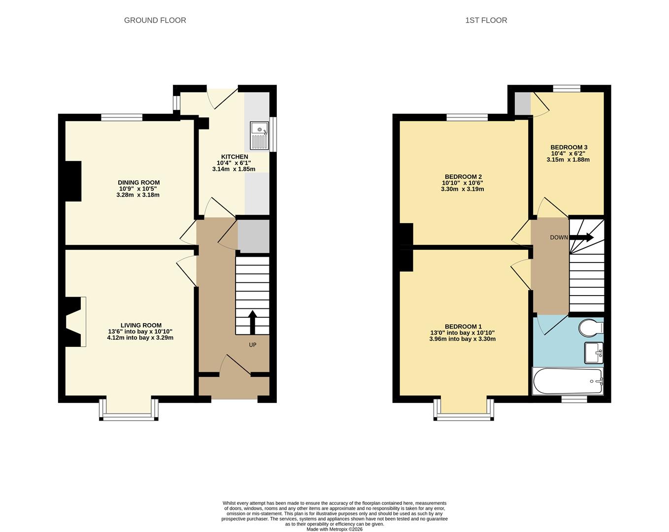28, Beacon Heath, Exeter floorplan