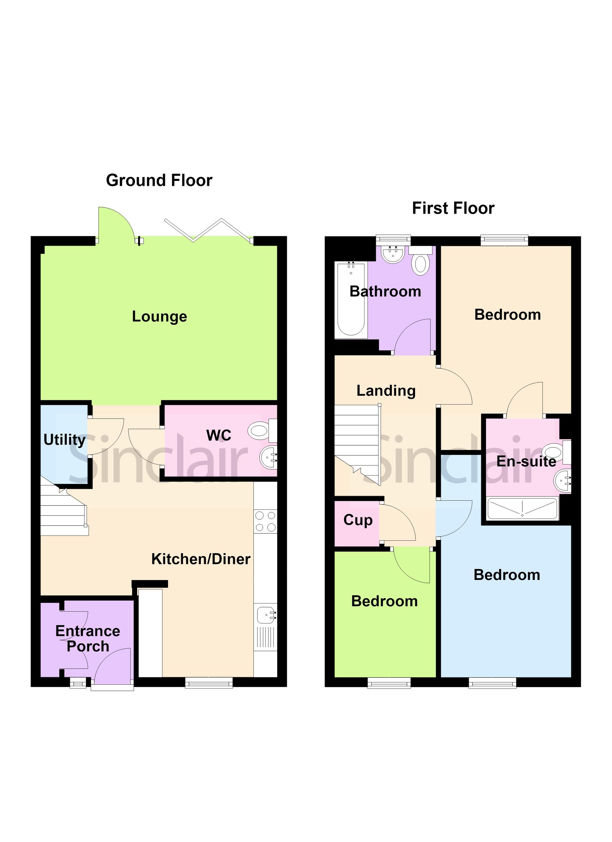 43 Citron Avenue, Coalville floorplan