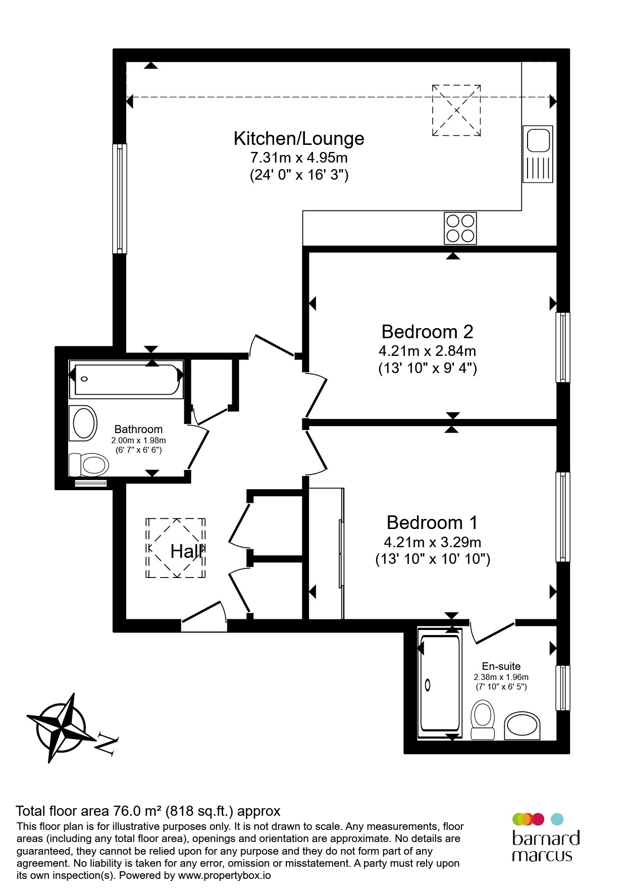 Flat 11, 1, Guardhouse Way, London floorplan
