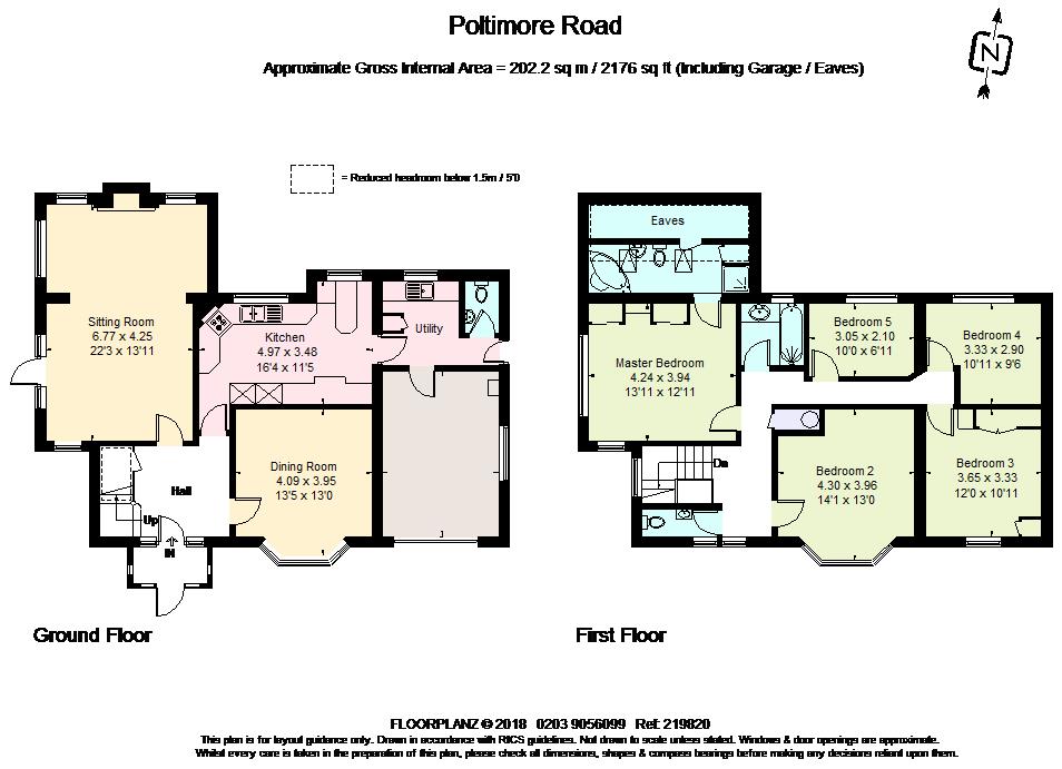 5 Bedrooms  to rent in Poltimore Road, Guildford GU2