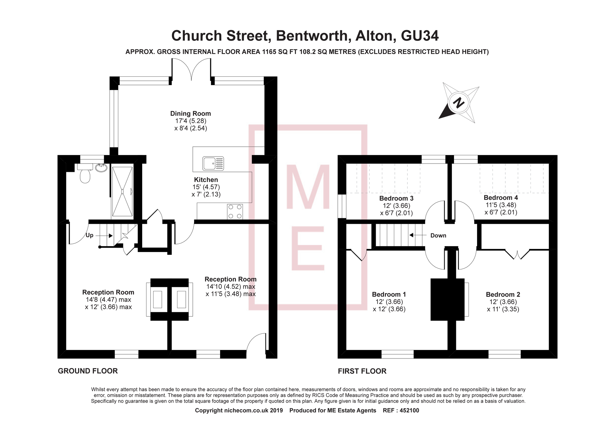 4 Bedrooms Semi-detached house for sale in Church Street, Bentworth, Alton GU34