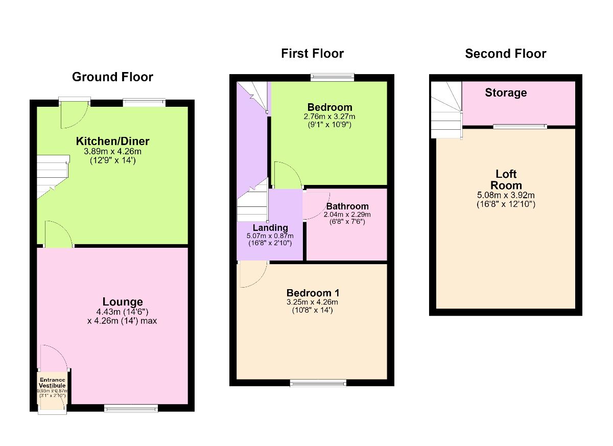 49 Parkfield Road, Bolton floorplan