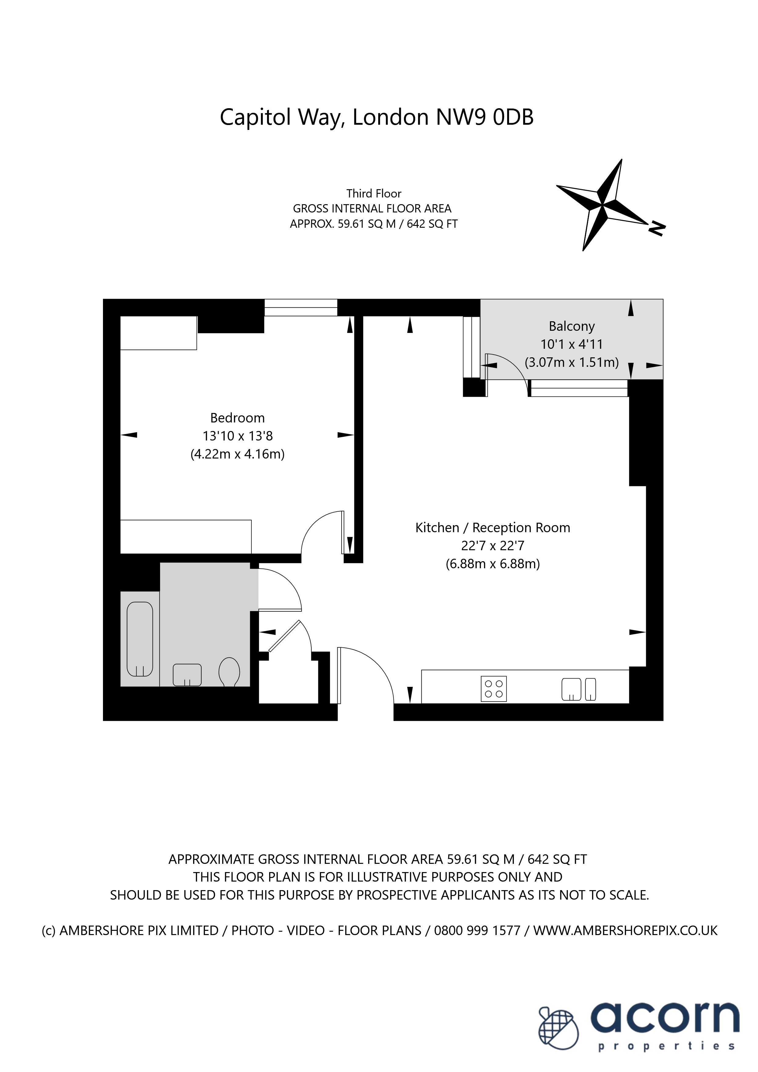 17, Everly House, 52 Capitol Way floorplan
