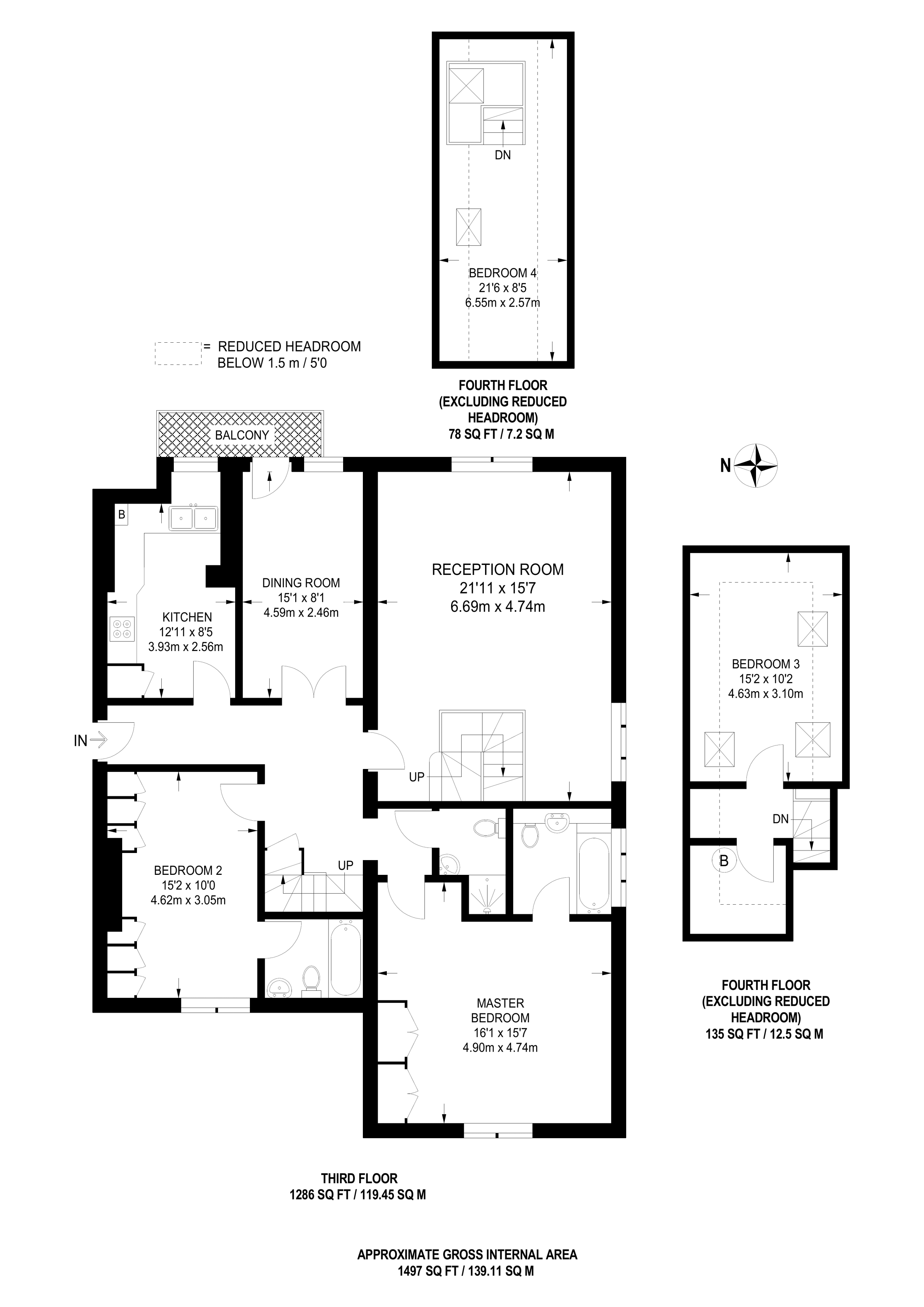 4 Bedrooms Flat to rent in Fitzjohns Avenue, Hampstead NW3