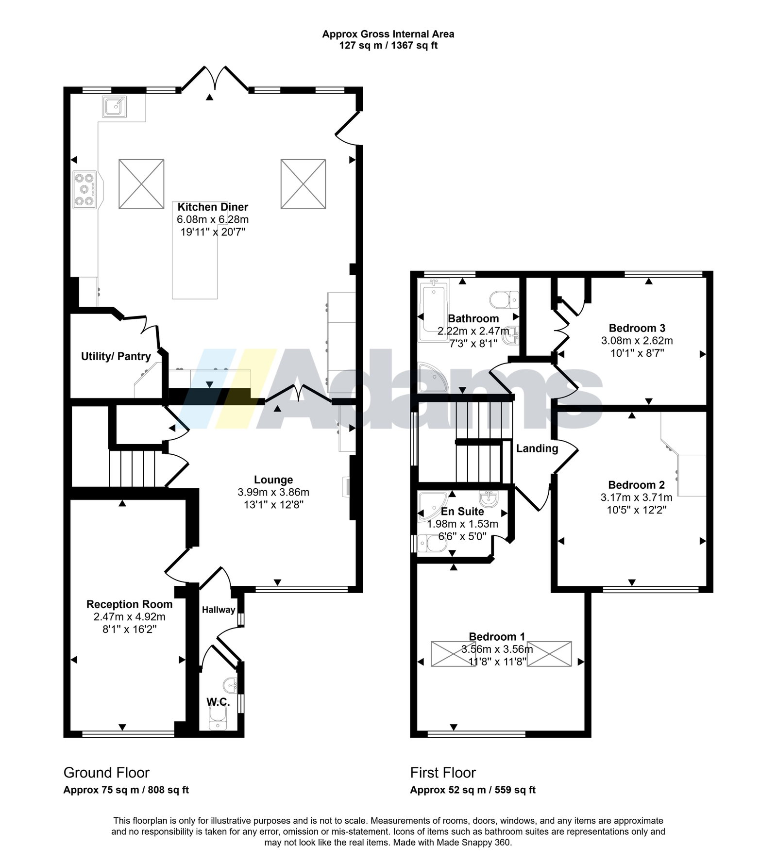 15, Embleton Grove, Runcorn floorplan