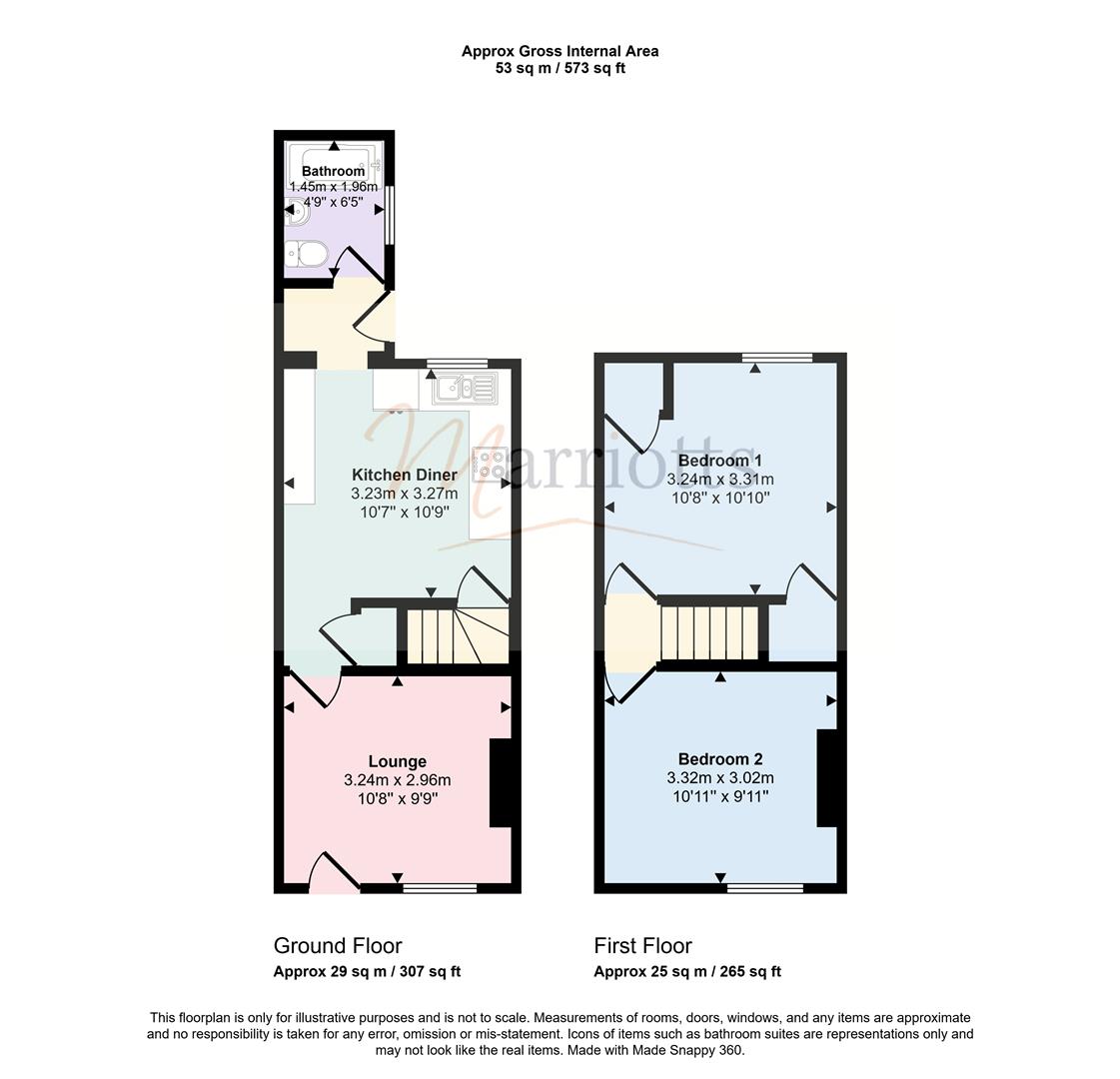 Coppice Grove, Nottingham floorplan