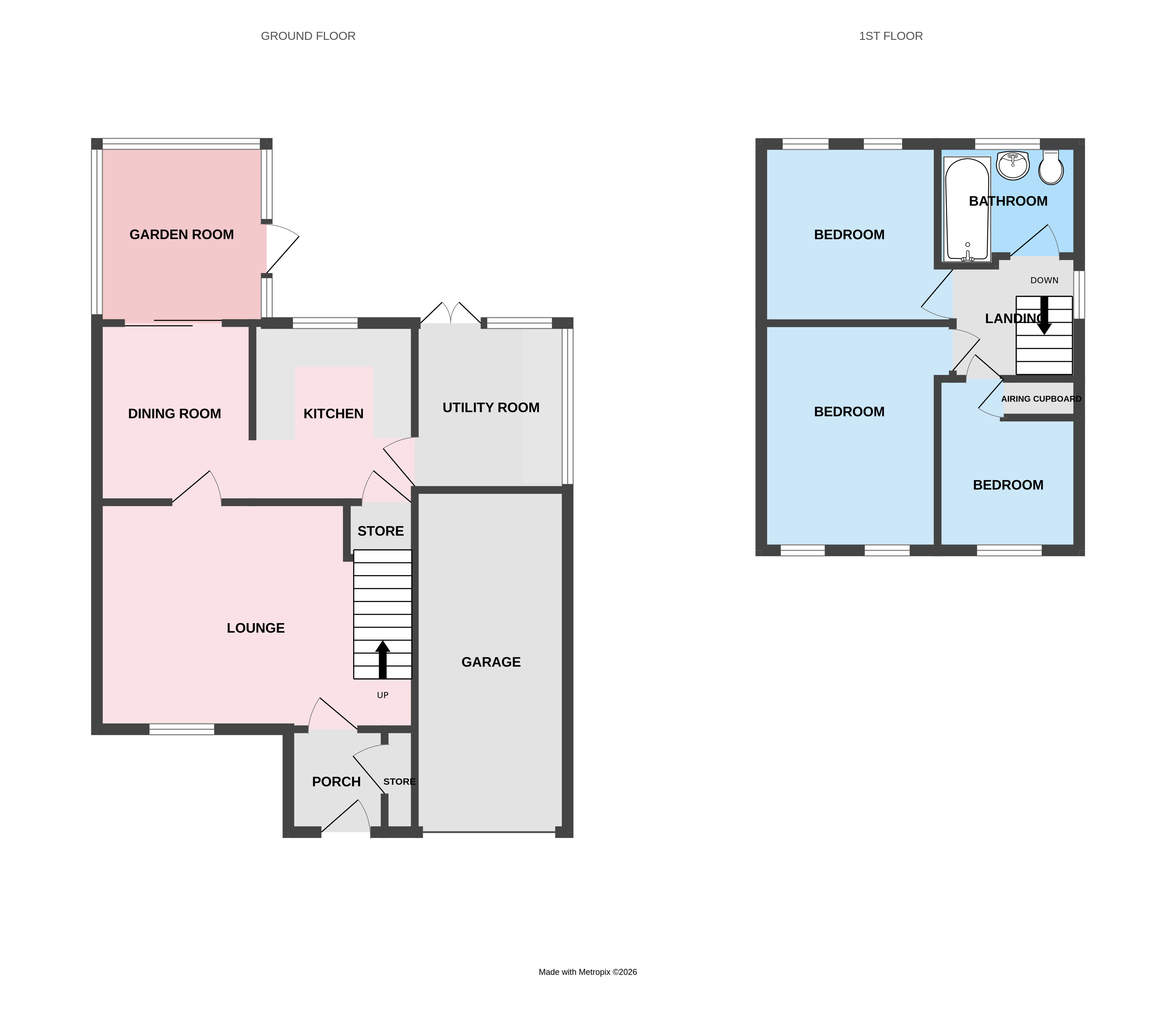 7, White Horse Close, Telford floorplan