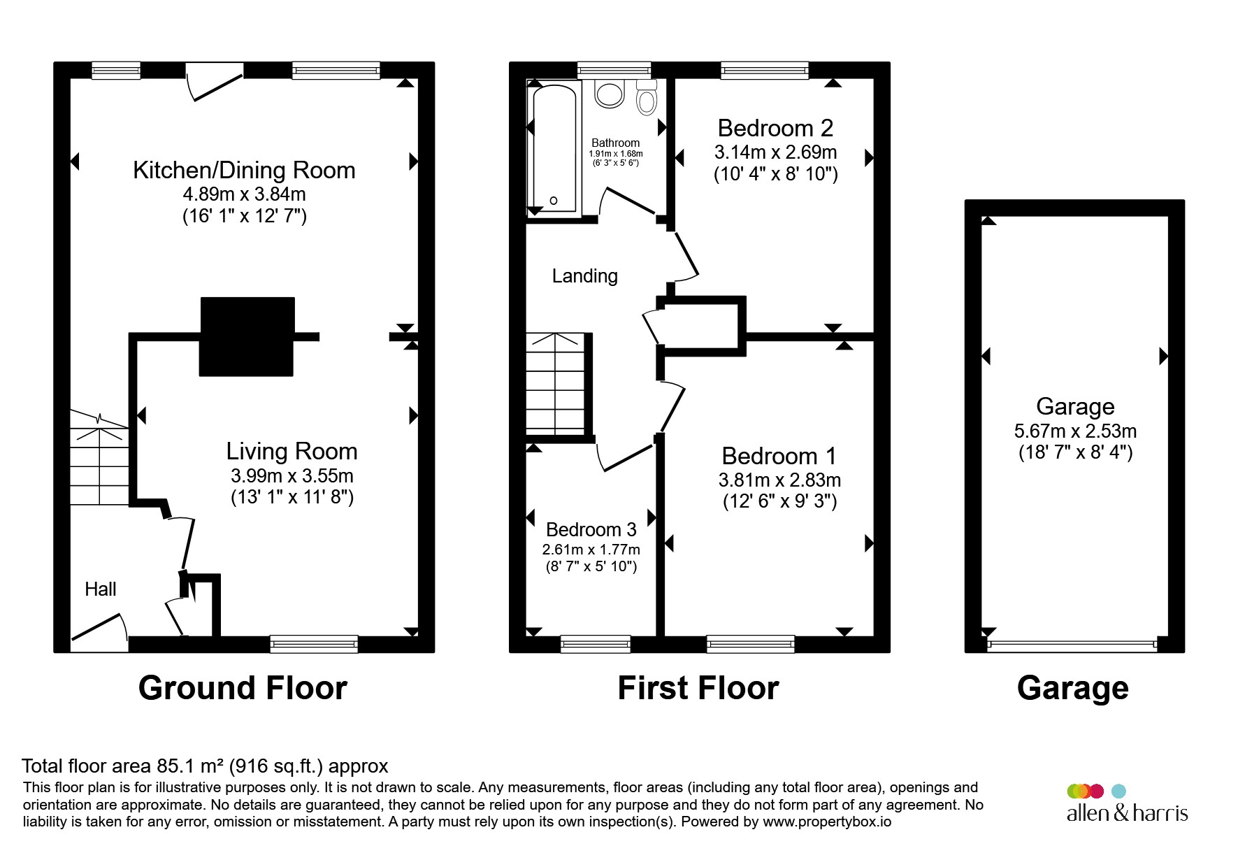252, Windrush, Swindon floorplan