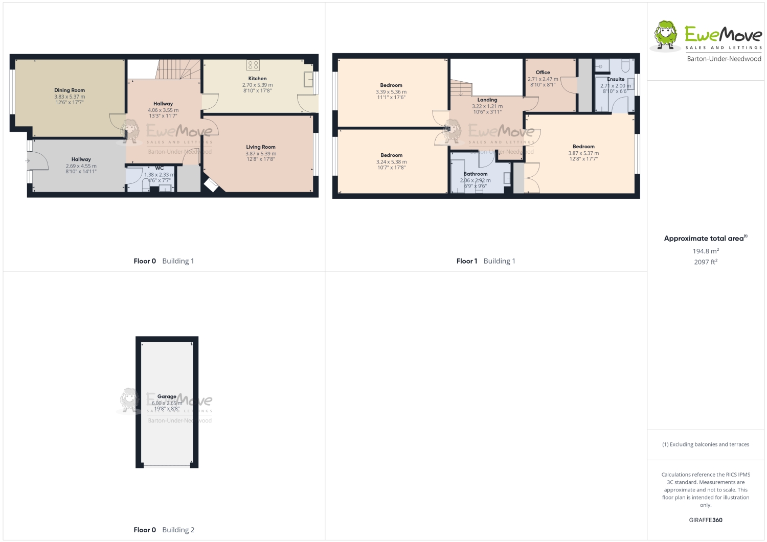 6, RANGEMORE HALL MEWS, BURTON-ON-TRENT floorplan